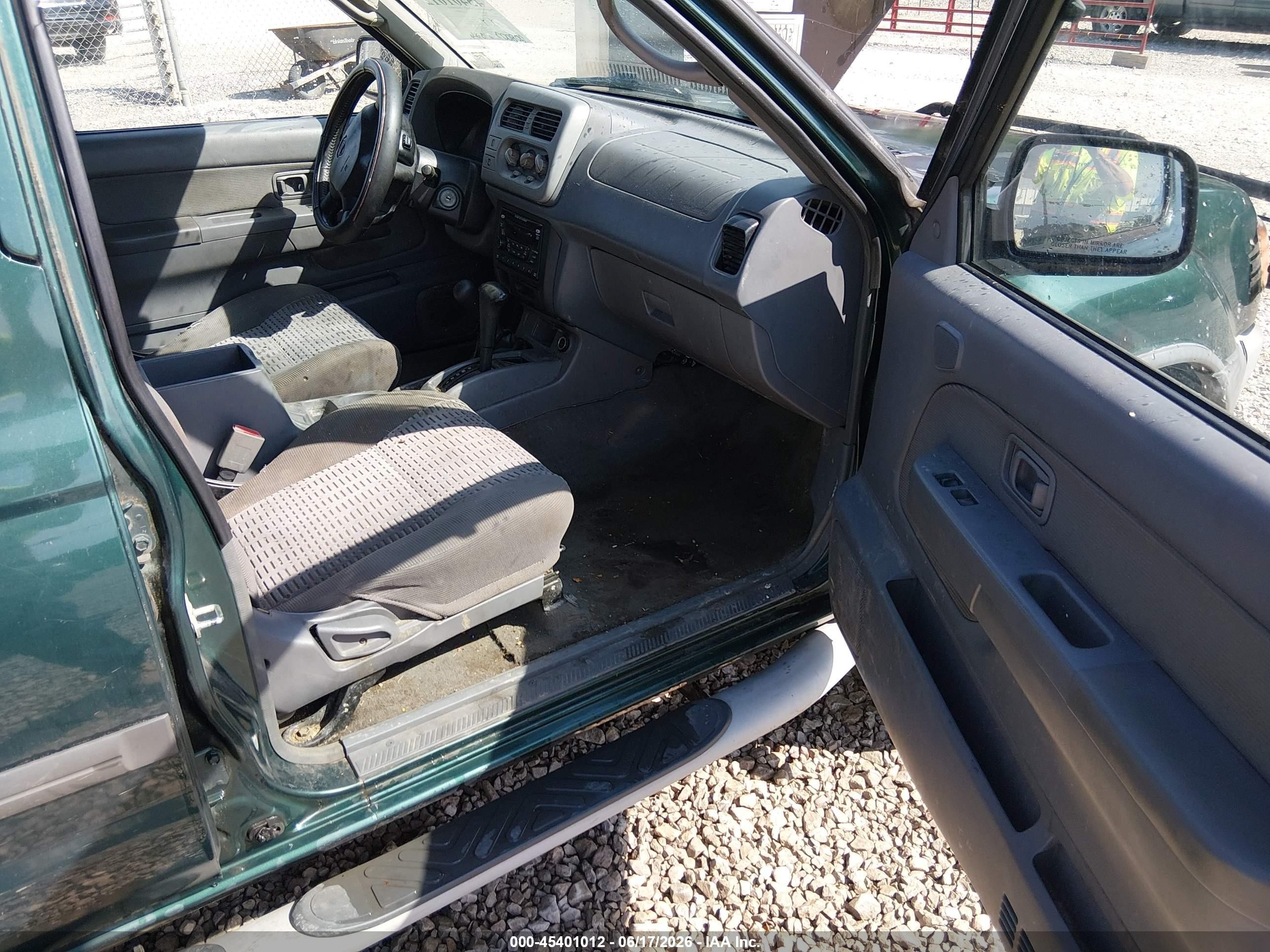 2001 Nissan Xterra Se Green vin: 5N1ED28Y71C588569
