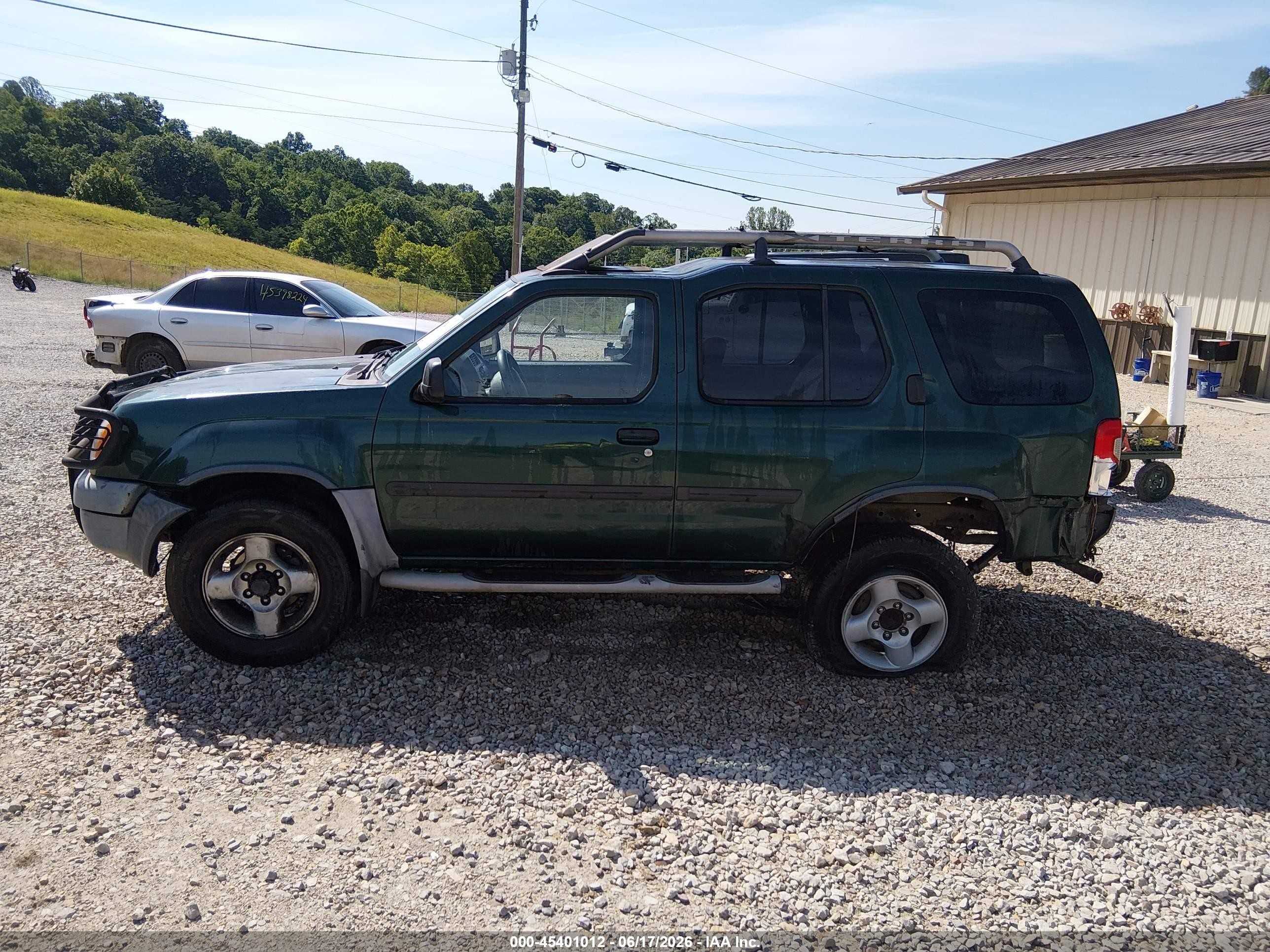 2001 Nissan Xterra Se Green vin: 5N1ED28Y71C588569