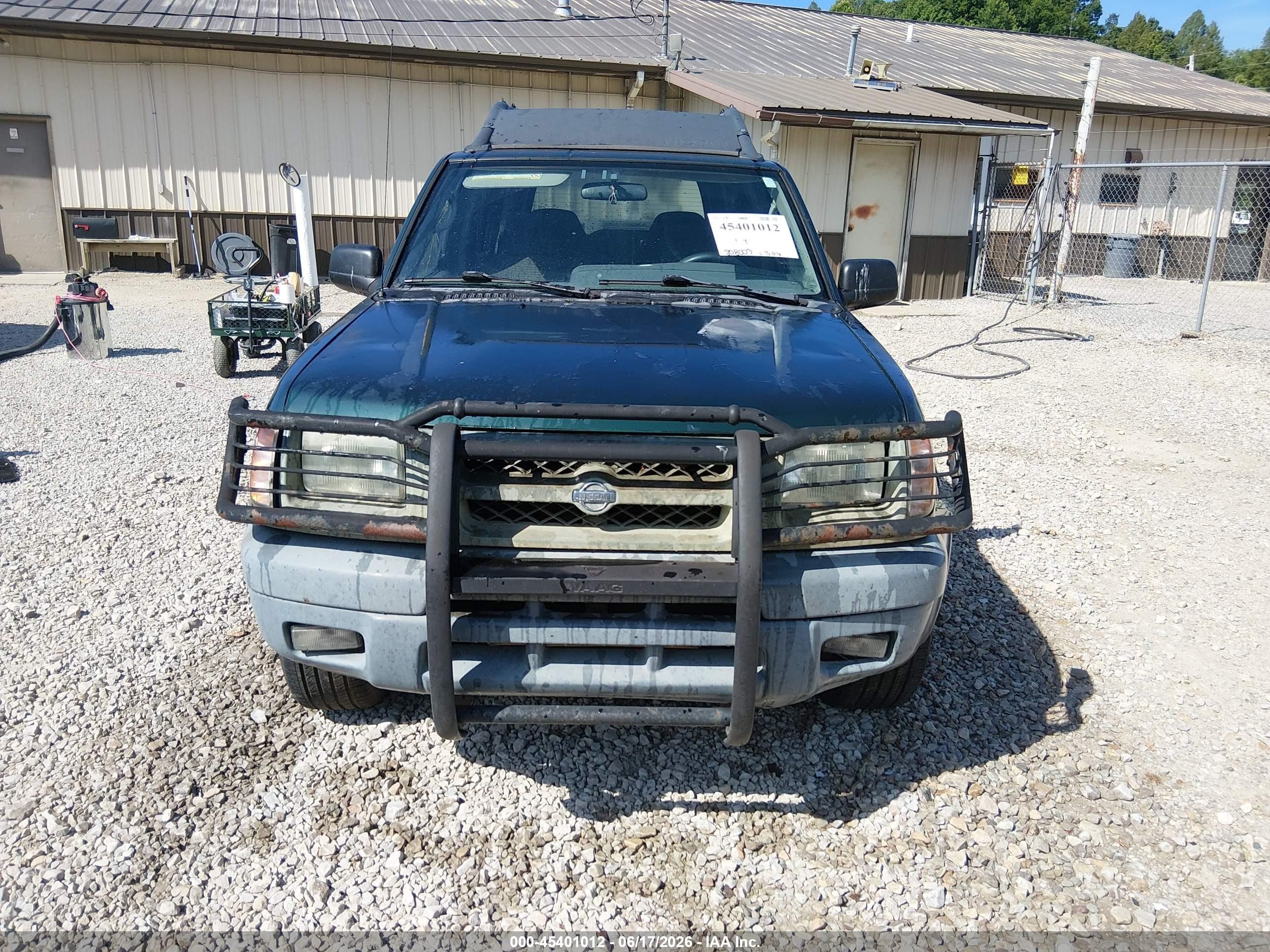 2001 Nissan Xterra Se Green vin: 5N1ED28Y71C588569