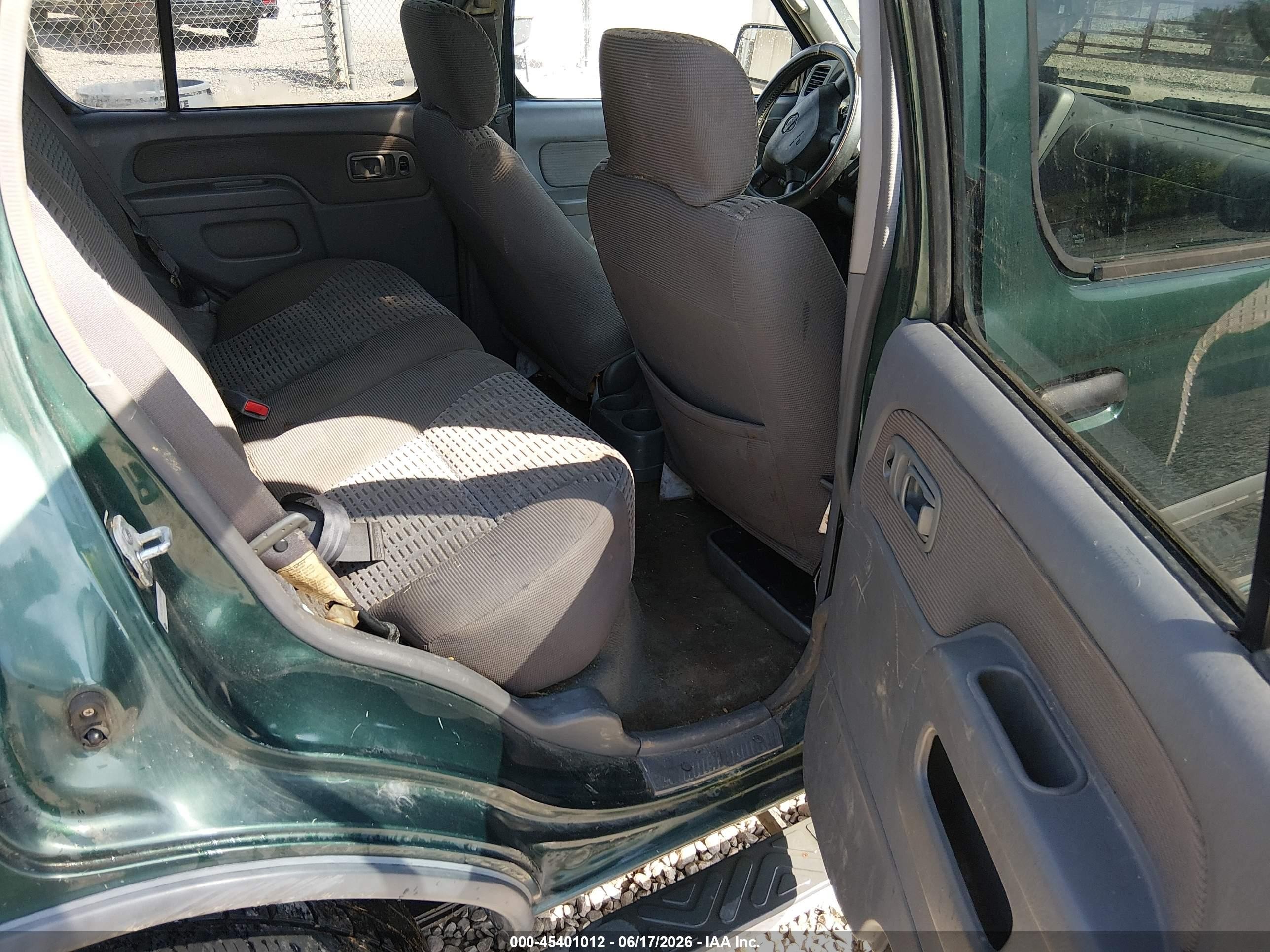 2001 Nissan Xterra Se Green vin: 5N1ED28Y71C588569