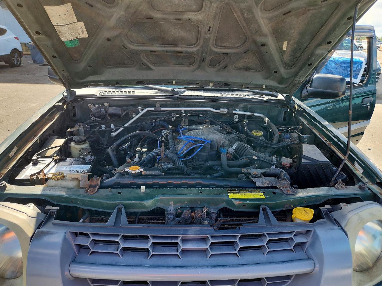 2002 Nissan Xterra Xe-v6 Зеленый vin: 5N1ED28Y72C578285