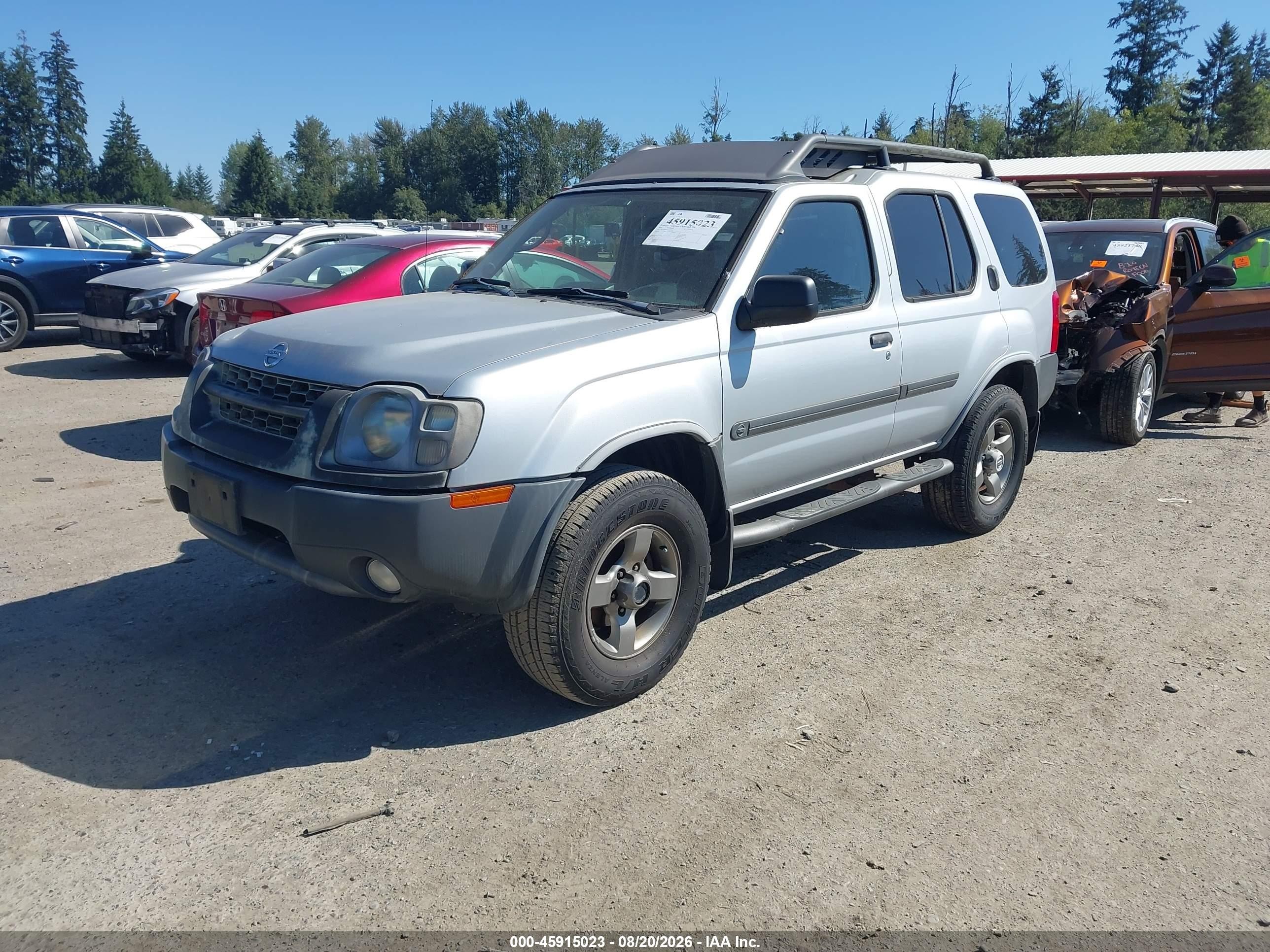 2003 Nissan Xterra Se Silver vin: 5N1ED28Y73C643878