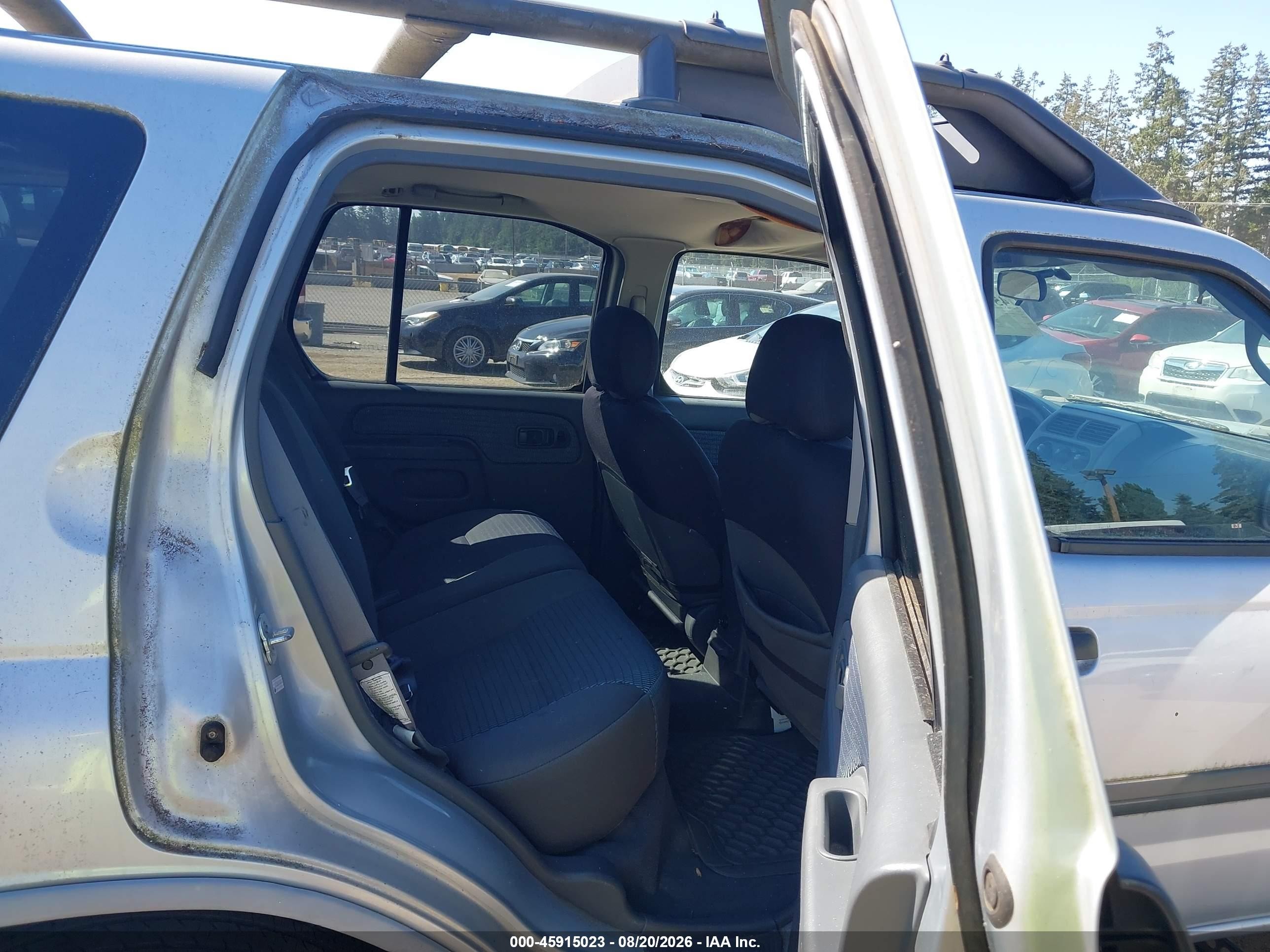 2003 Nissan Xterra Se Silver vin: 5N1ED28Y73C643878