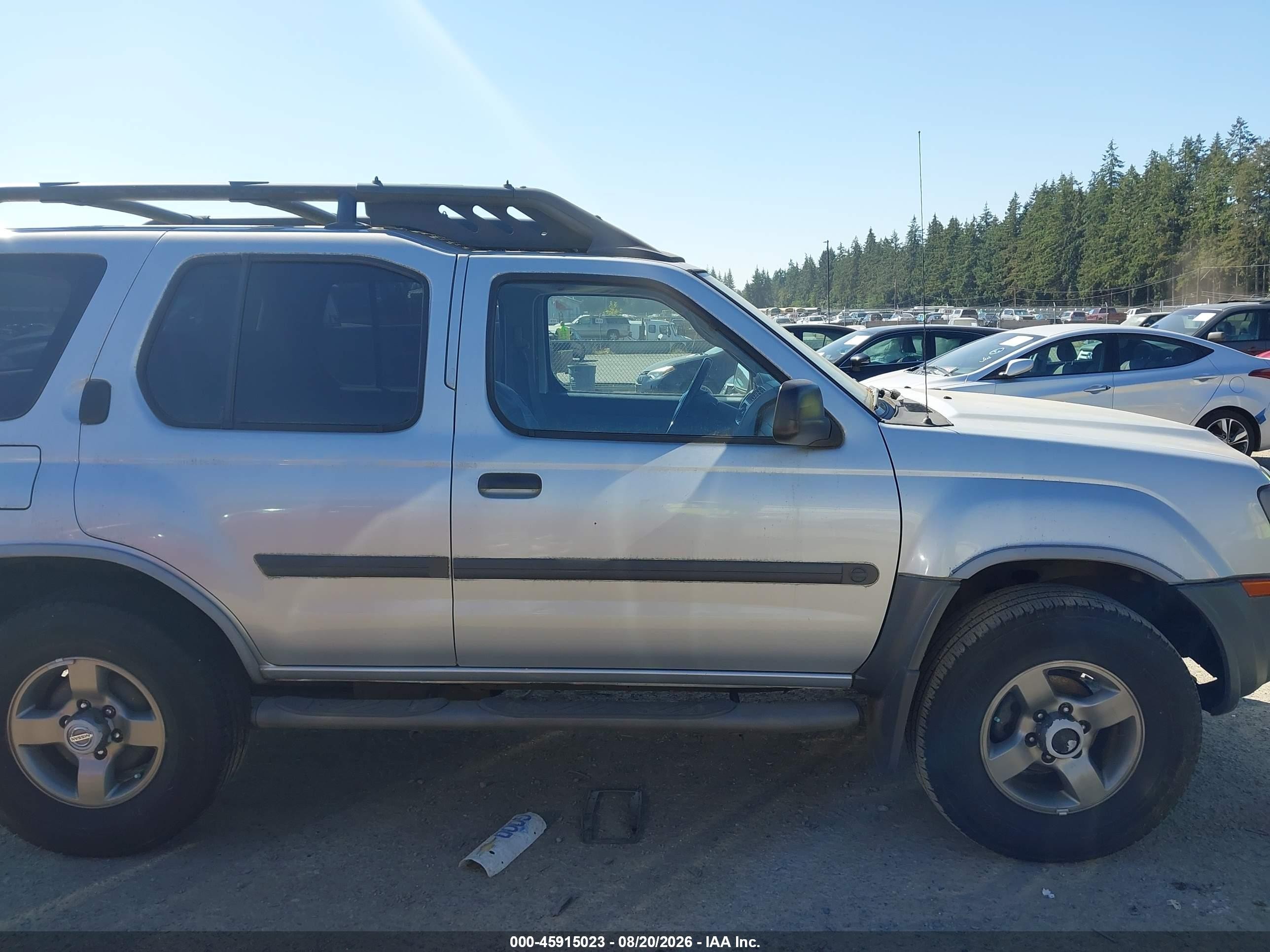 2003 Nissan Xterra Se Silver vin: 5N1ED28Y73C643878