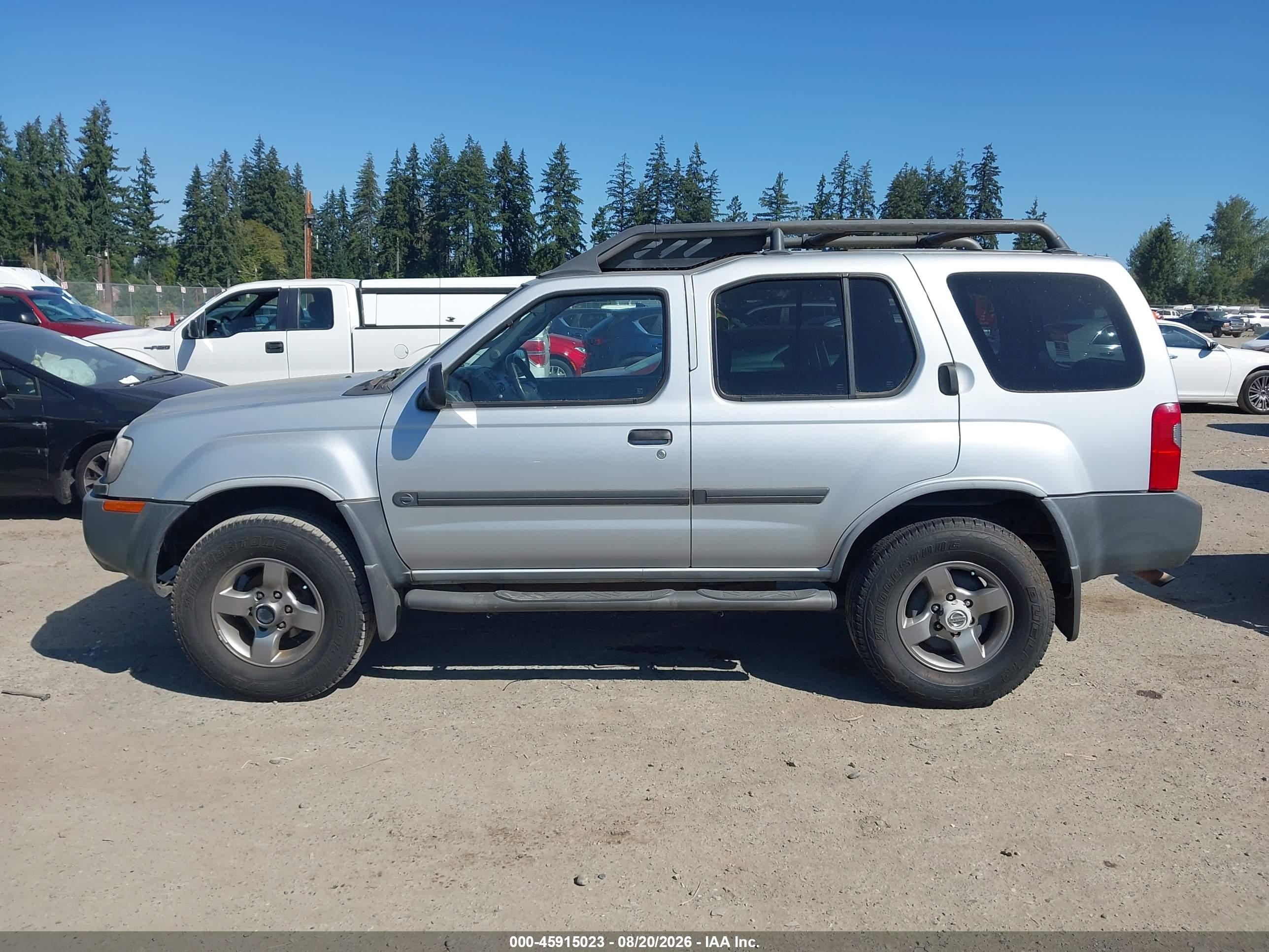 2003 Nissan Xterra Se Silver vin: 5N1ED28Y73C643878