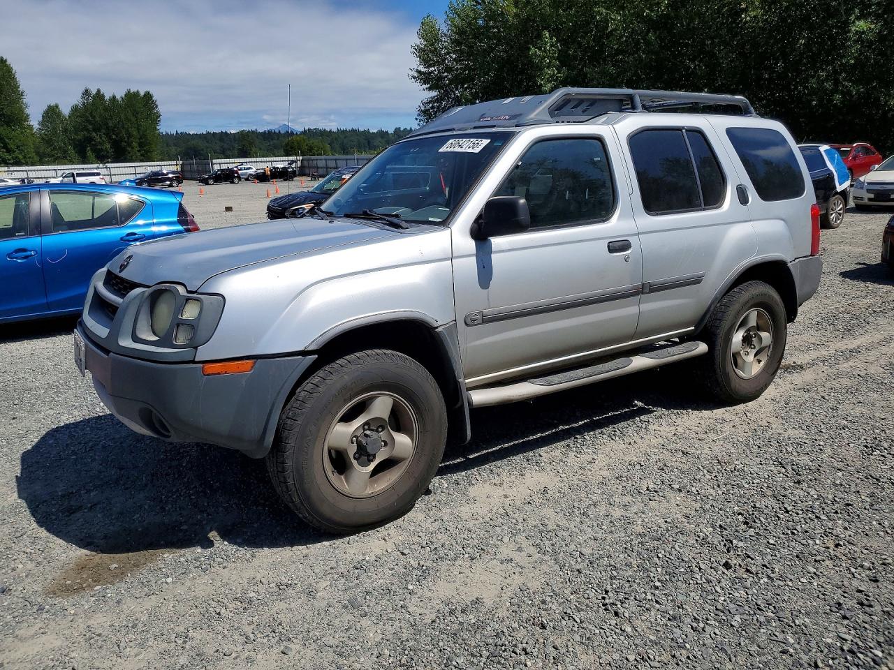 2004 Nissan Xterra Xe Silver vin: 5N1ED28Y74C653280