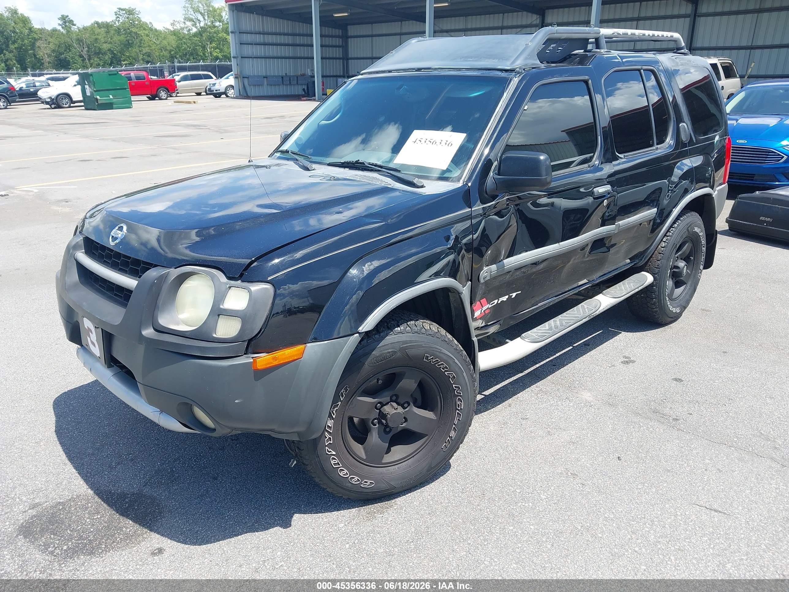 2004 Nissan Xterra Xe Black vin: 5N1ED28Y74C662402