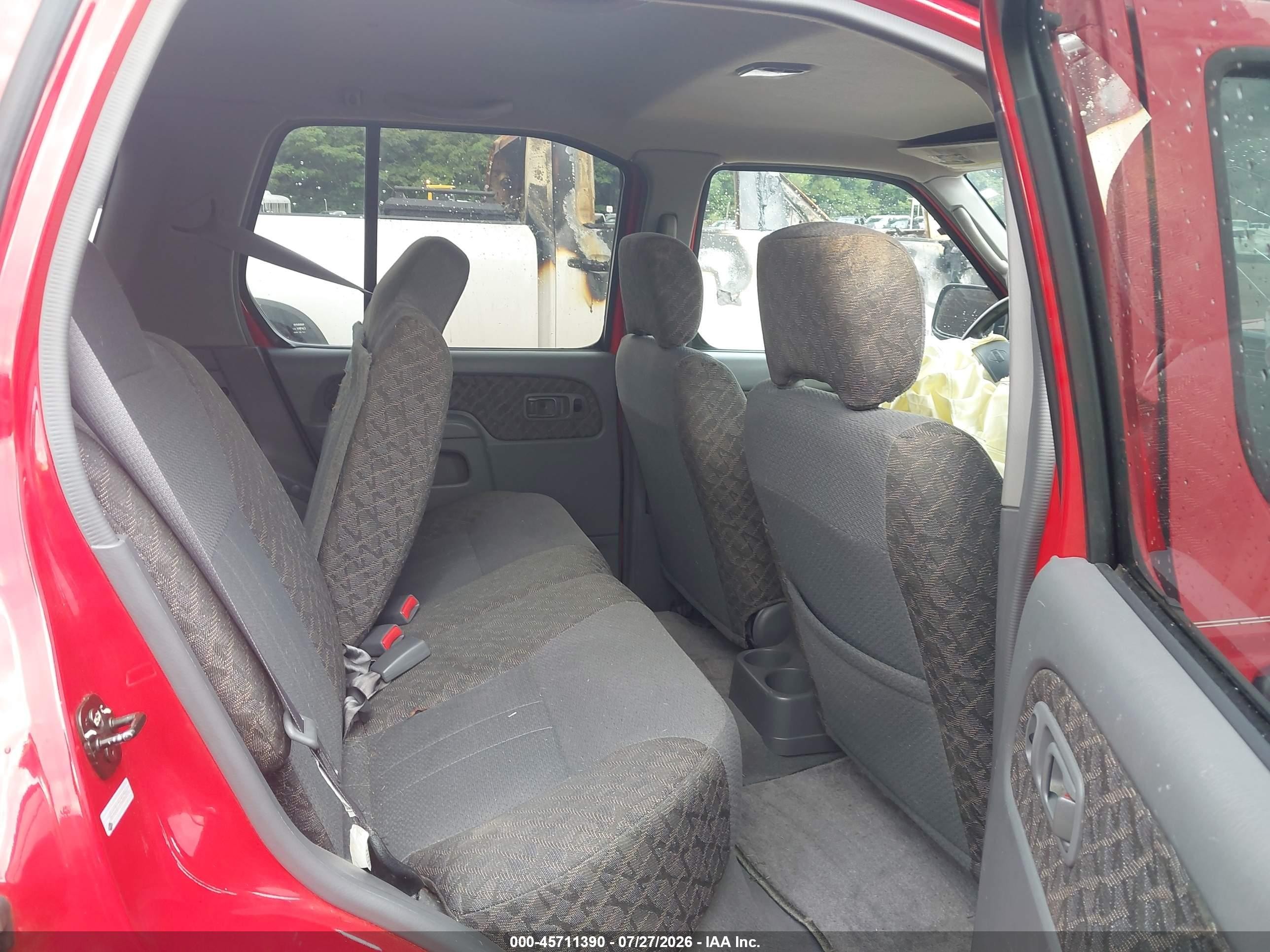 2000 Nissan Xterra Se/xe Red vin: 5N1ED28Y7YC547952