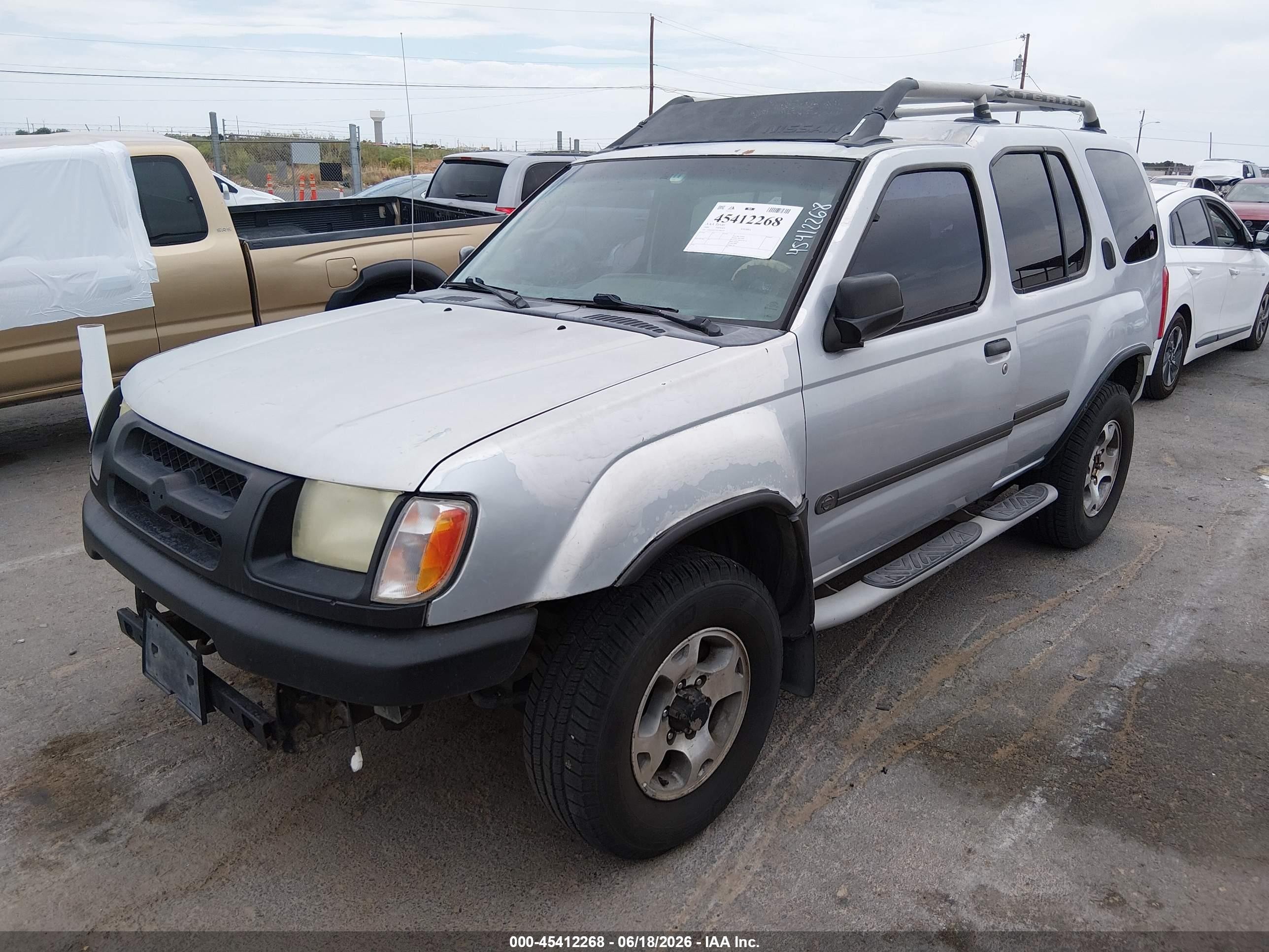 2000 Nissan Xterra Se/xe Silver vin: 5N1ED28Y7YC580370