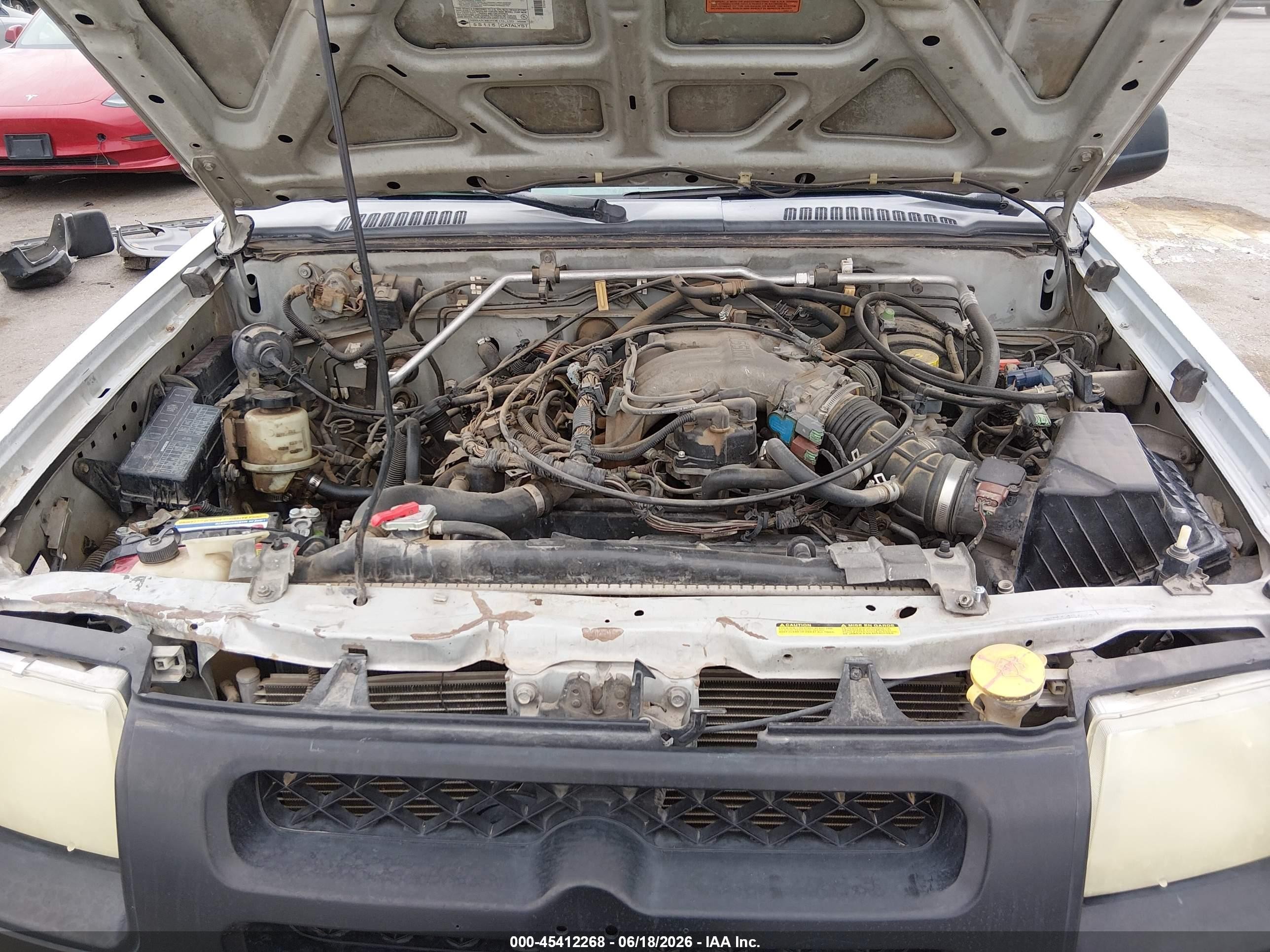 2000 Nissan Xterra Se/xe Silver vin: 5N1ED28Y7YC580370