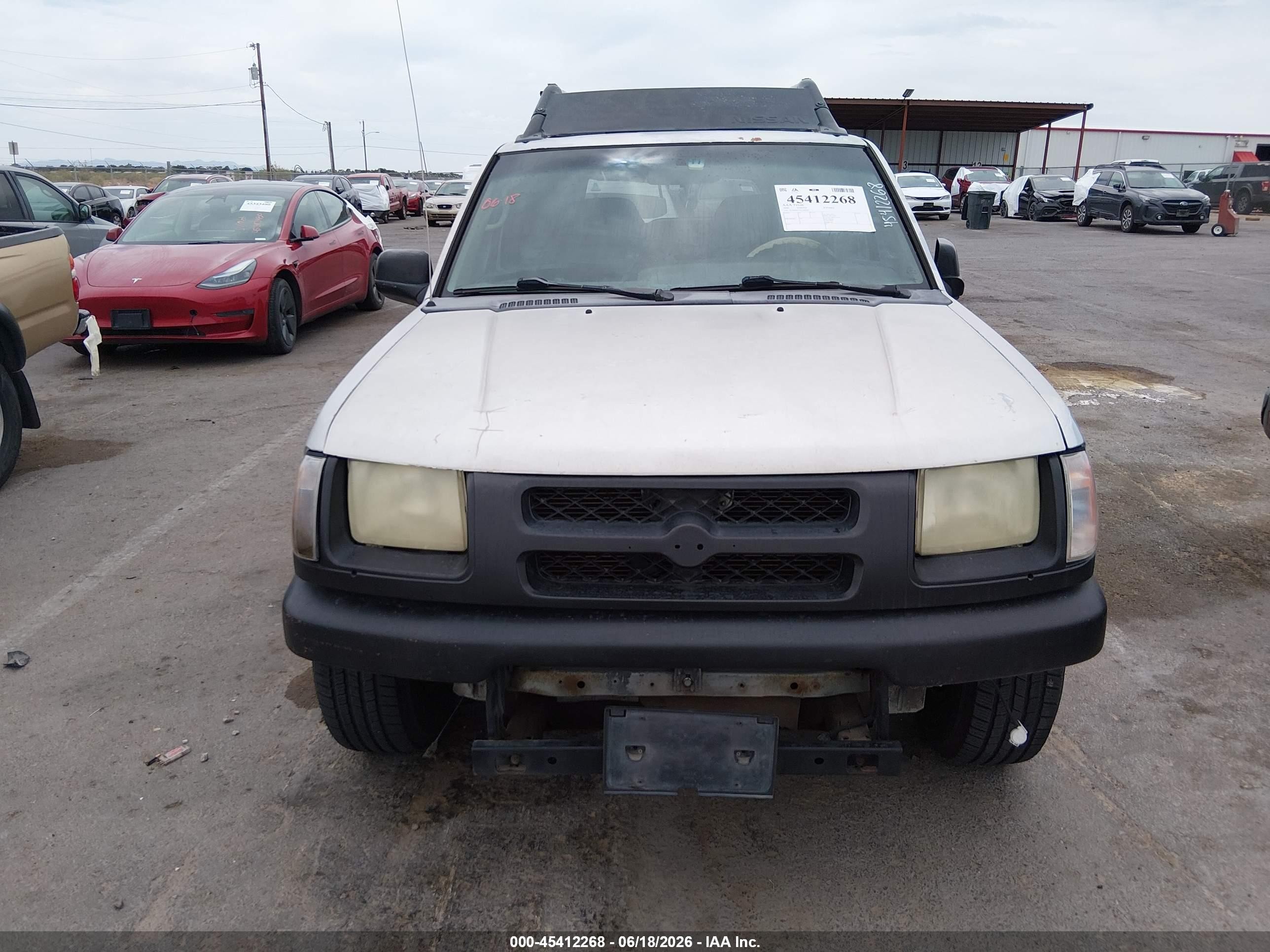 2000 Nissan Xterra Se/xe Silver vin: 5N1ED28Y7YC580370