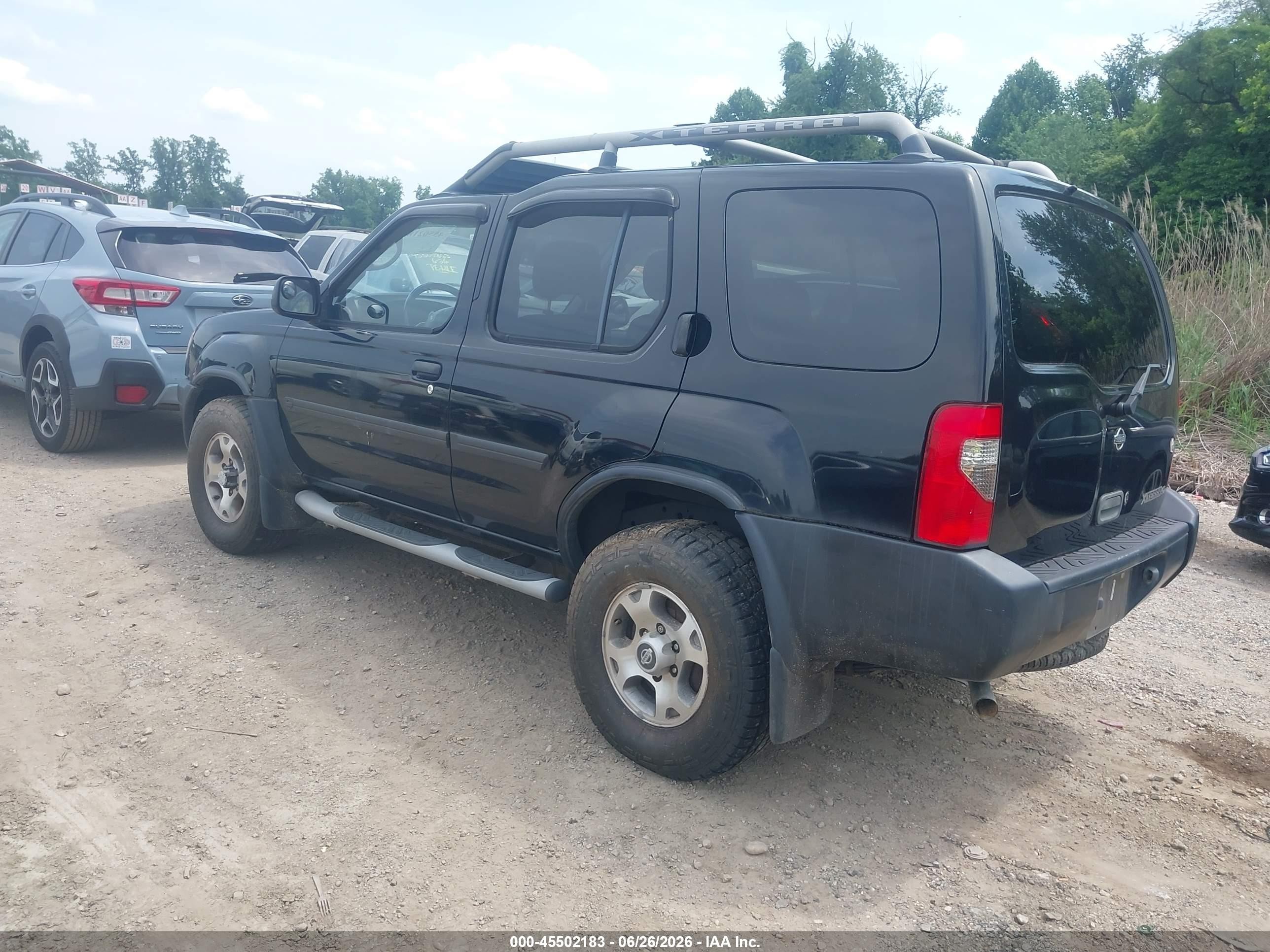 2000 Nissan Xterra Se/xe Black vin: 5N1ED28Y7YC609883