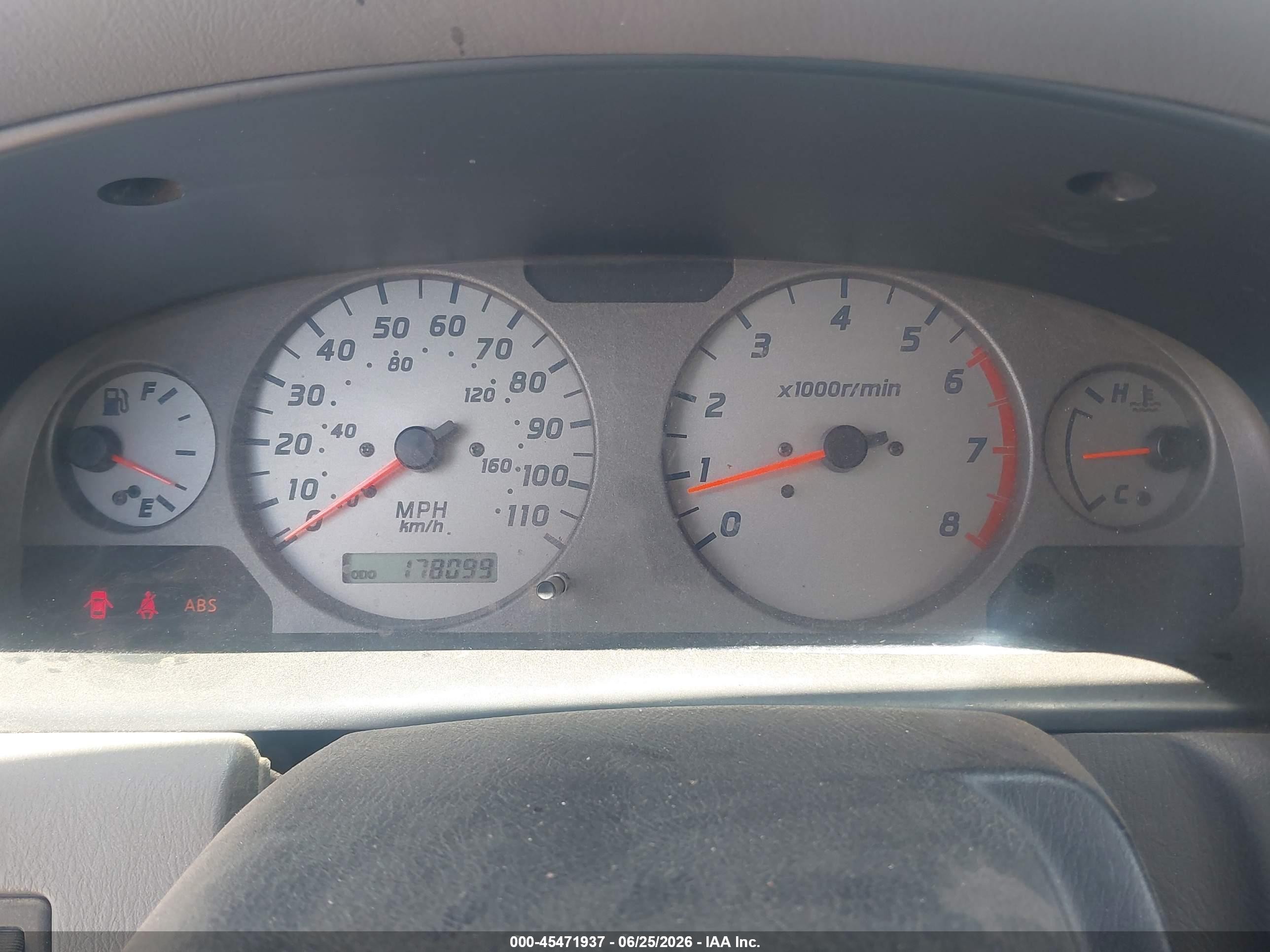 2001 Nissan Xterra Se Gray vin: 5N1ED28Y81C523133