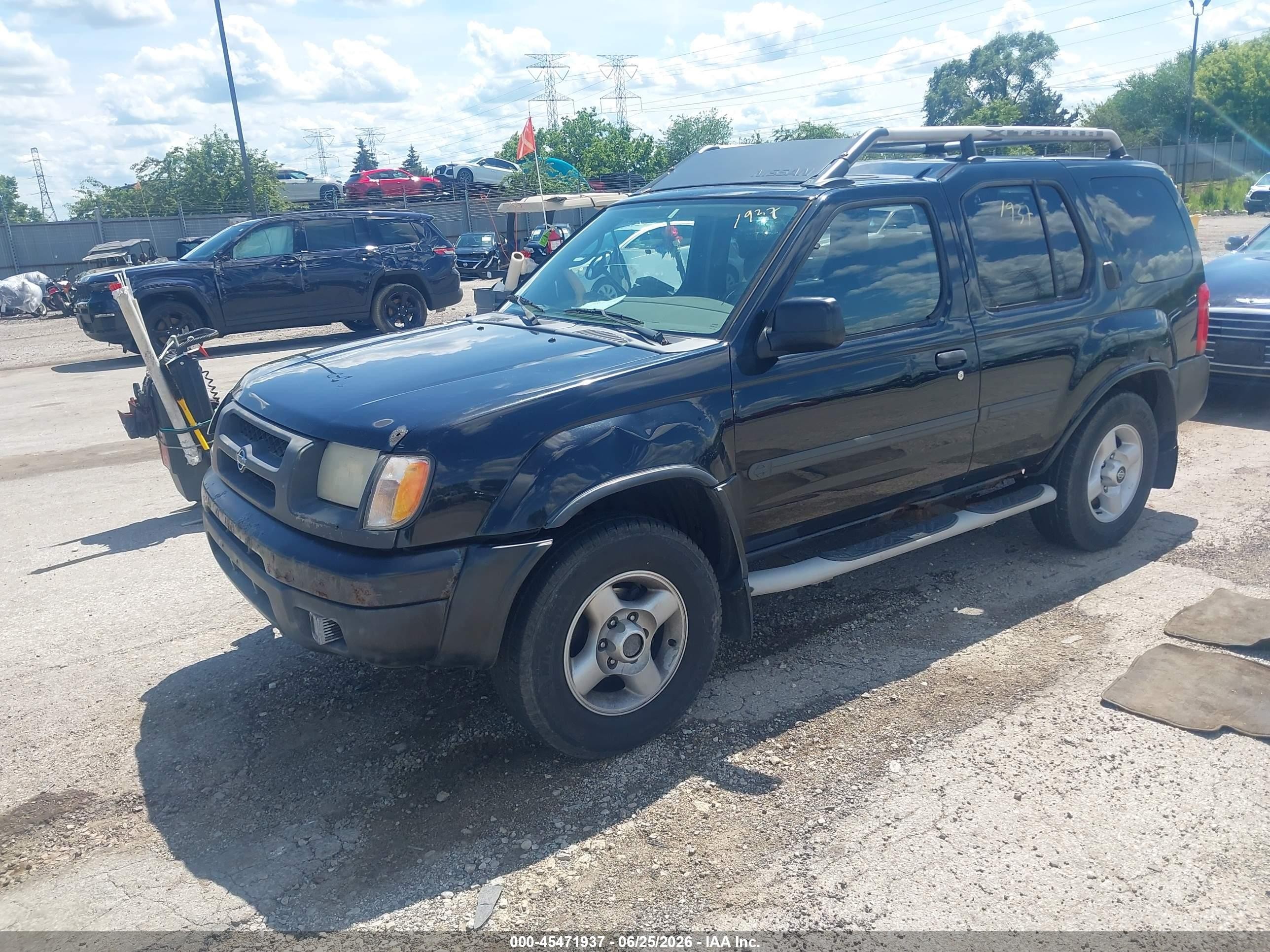 2001 Nissan Xterra Se Gray vin: 5N1ED28Y81C523133