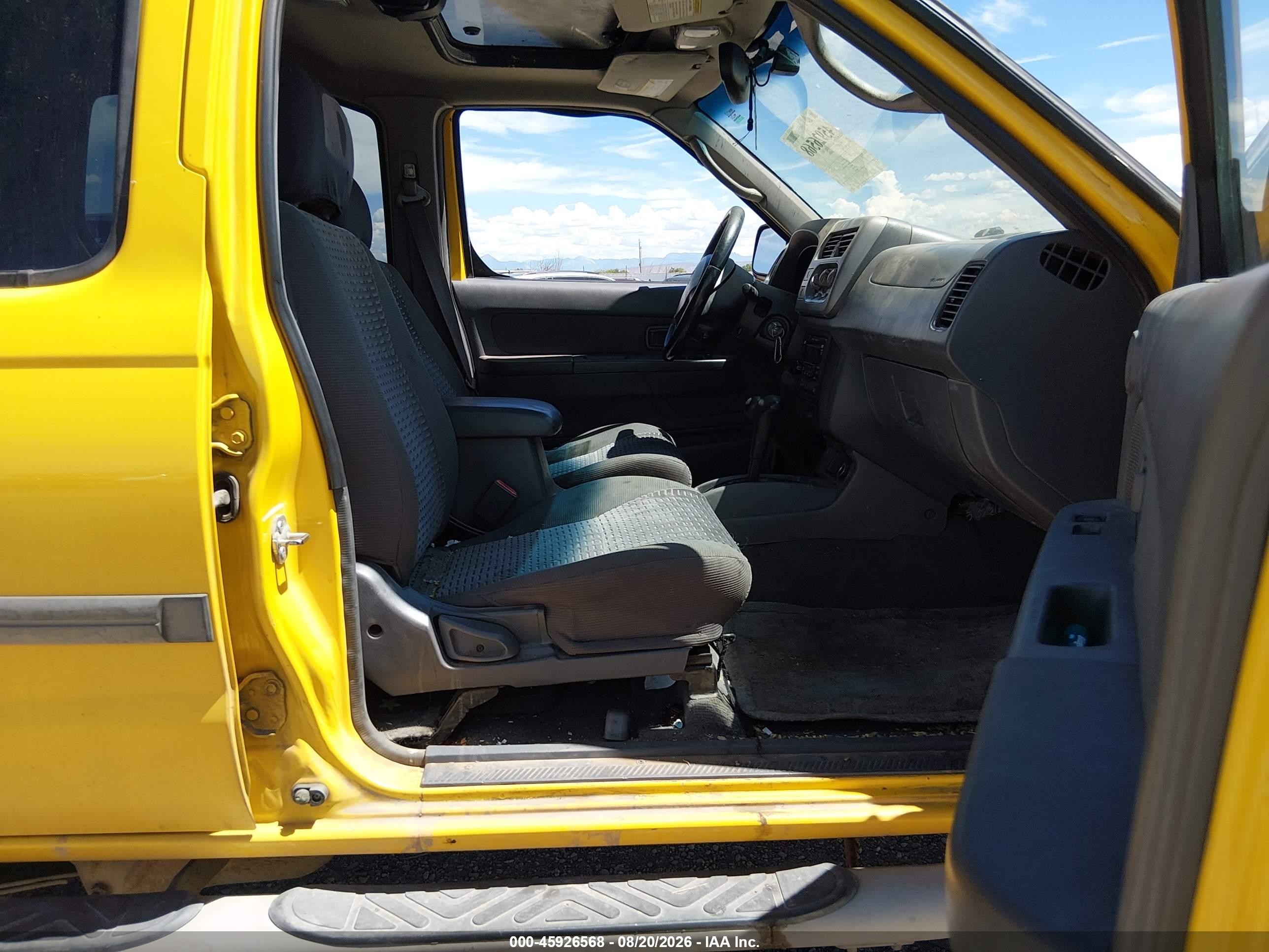 2001 Nissan Xterra Se Yellow vin: 5N1ED28Y81C577614