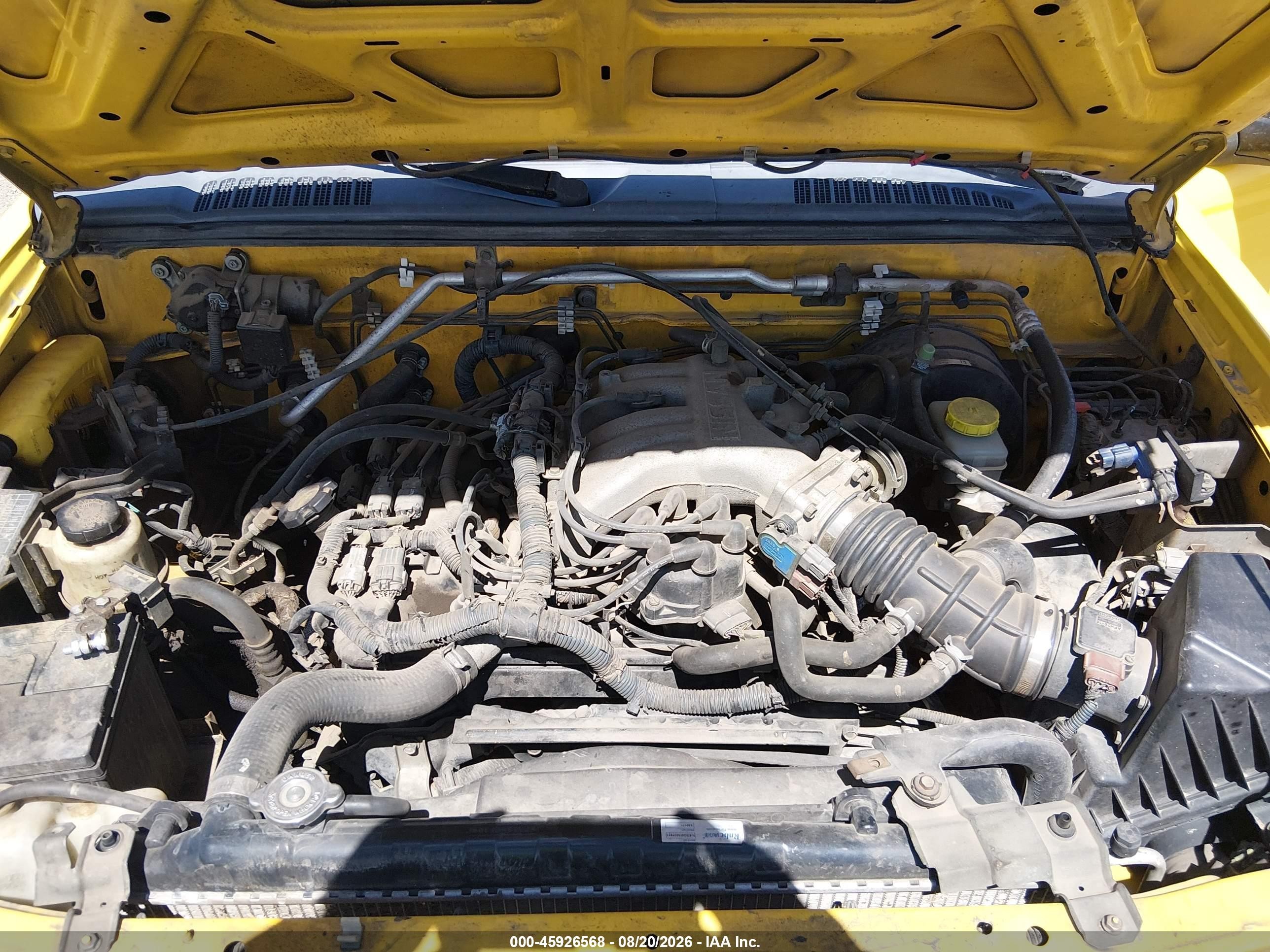 2001 Nissan Xterra Se Yellow vin: 5N1ED28Y81C577614