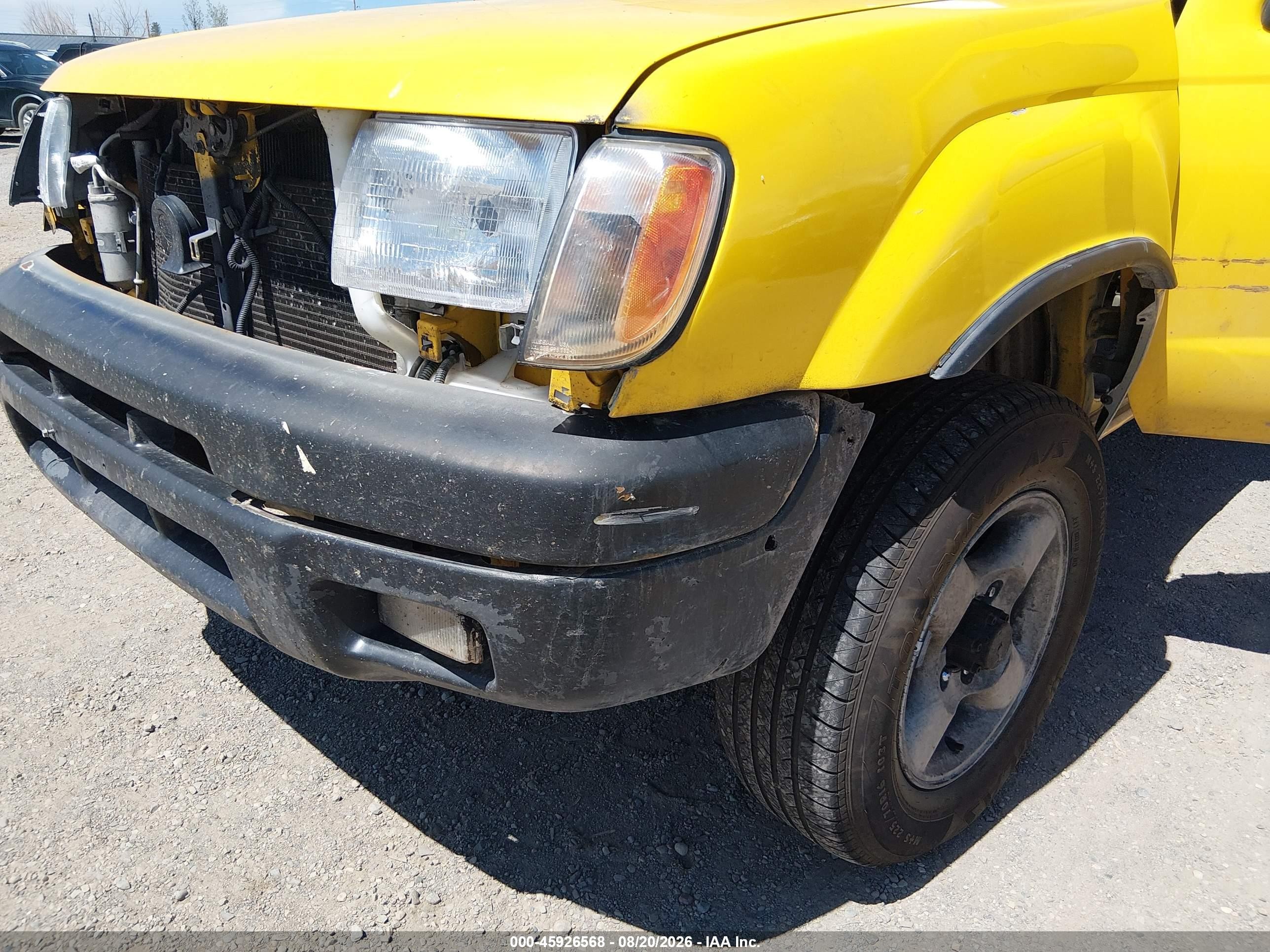 2001 Nissan Xterra Se Yellow vin: 5N1ED28Y81C577614