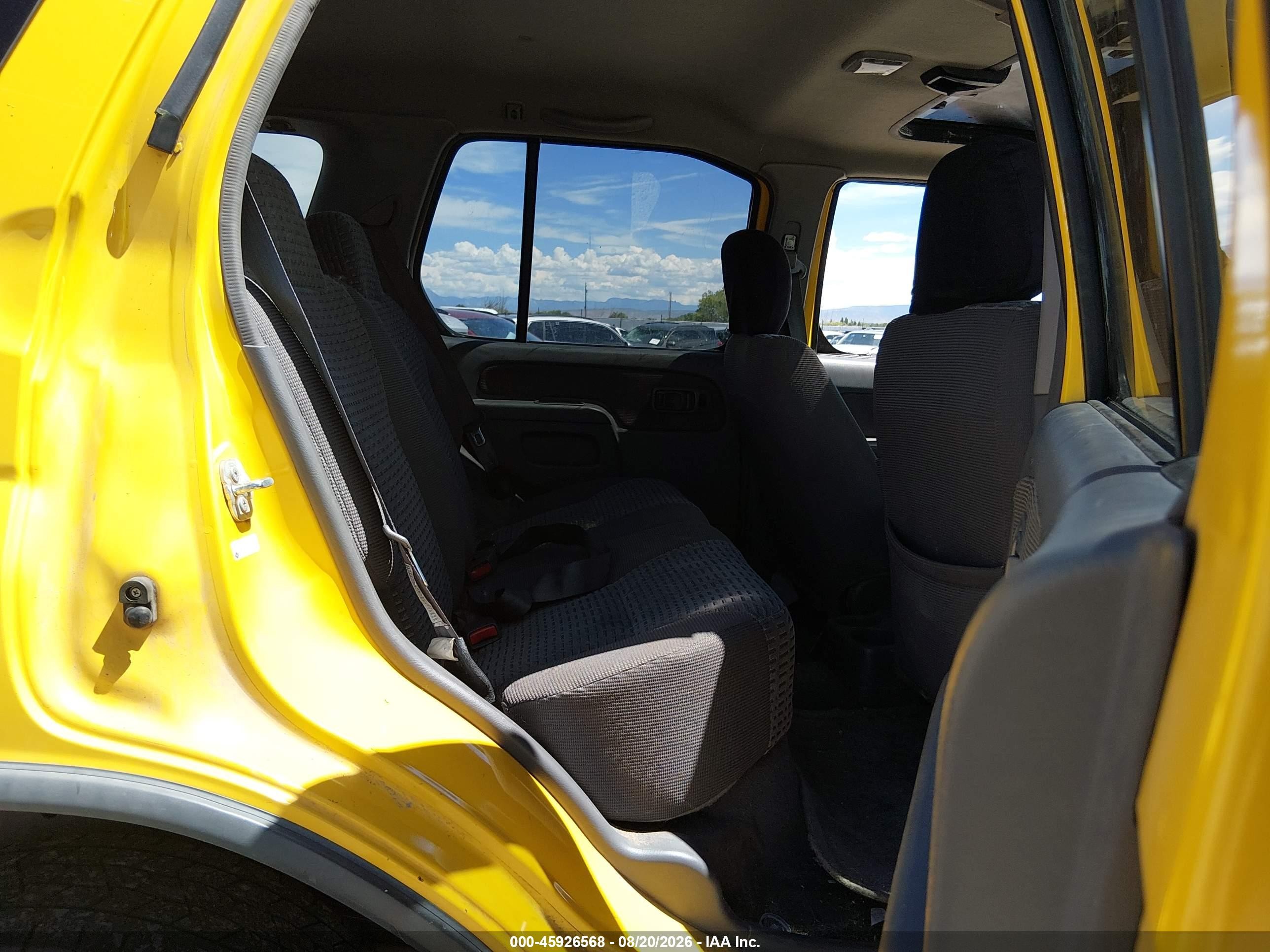 2001 Nissan Xterra Se Yellow vin: 5N1ED28Y81C577614
