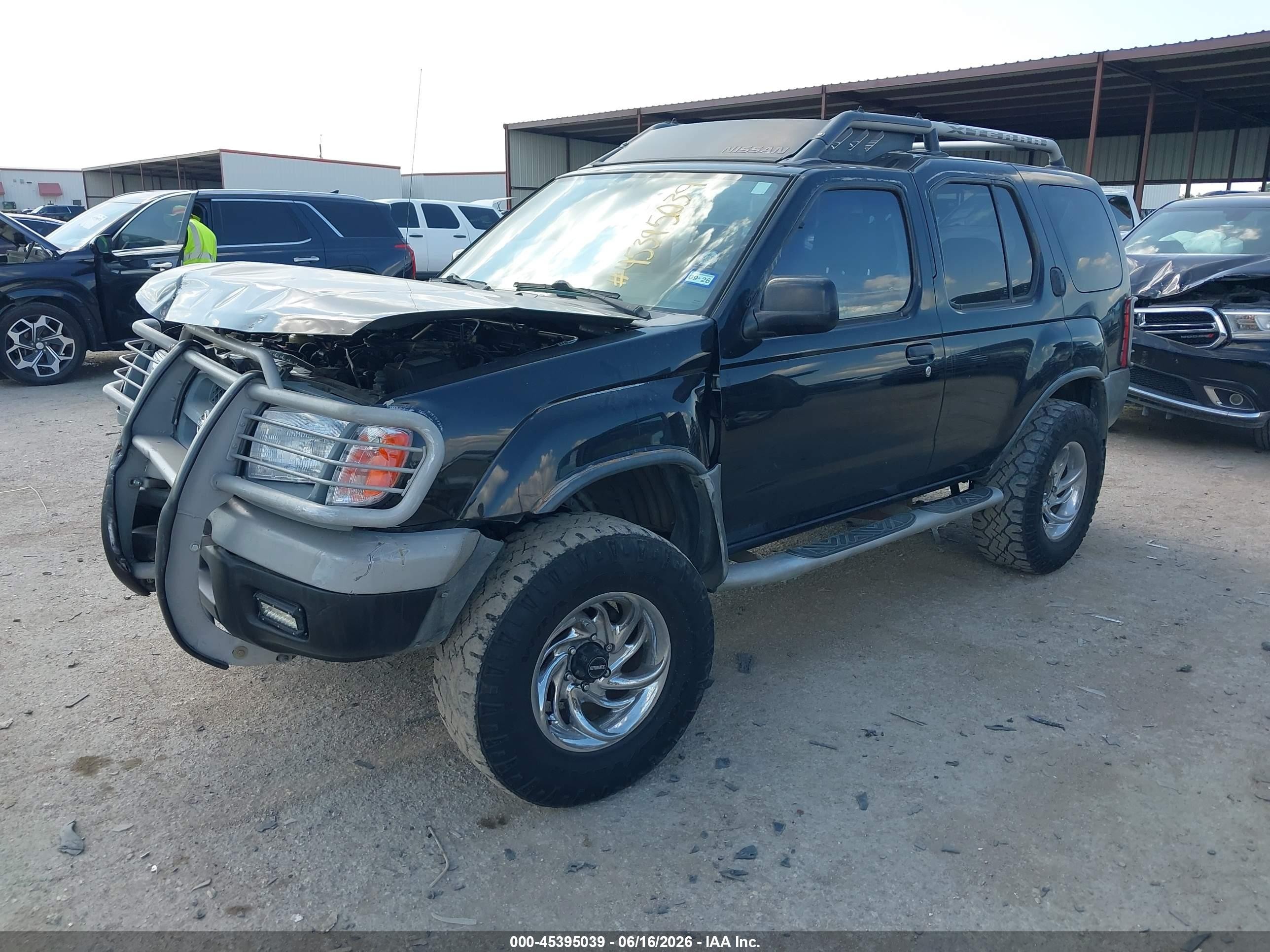 2001 Nissan Xterra Xe Black vin: 5N1ED28Y81C582196