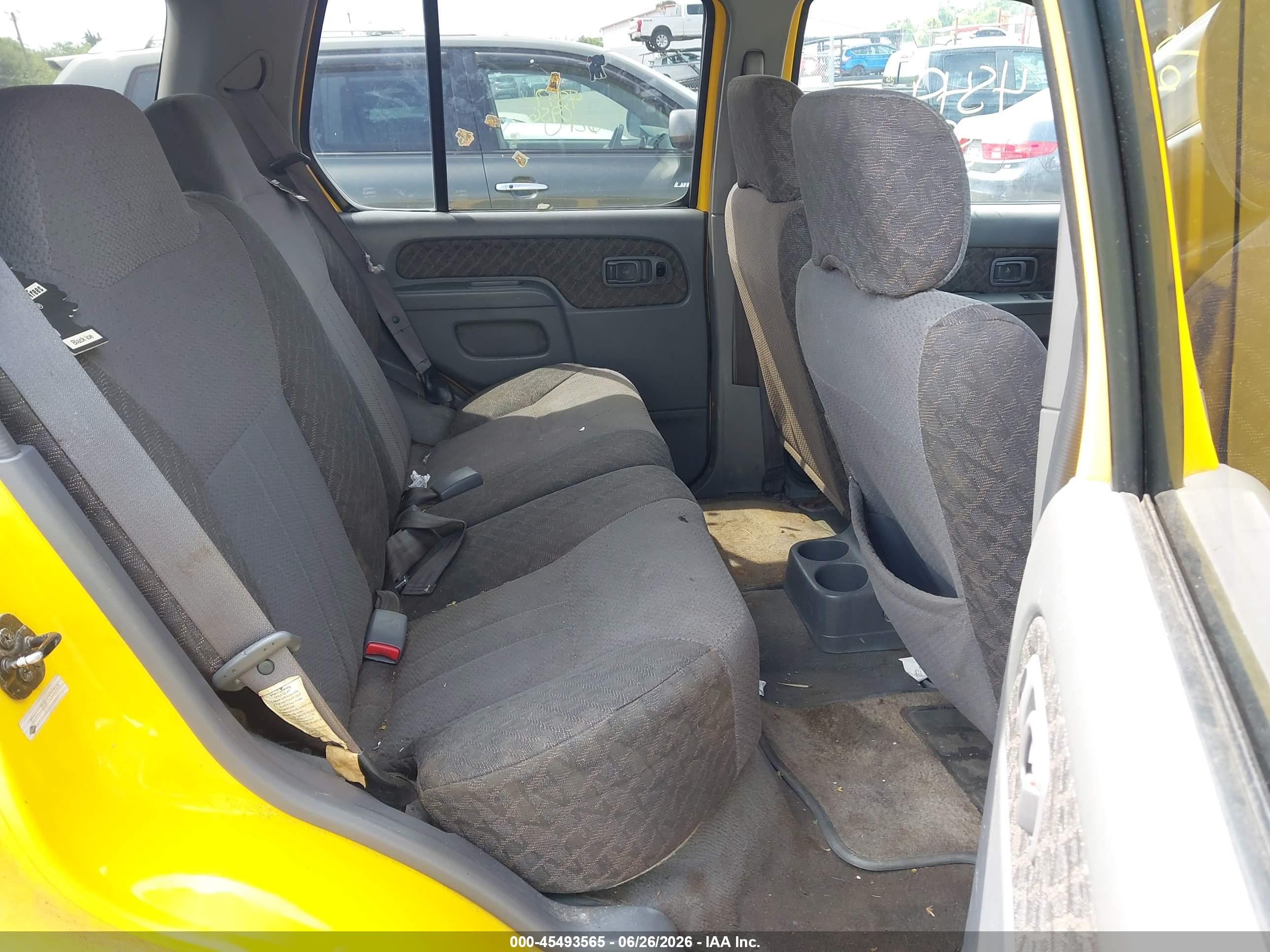 2000 Nissan Xterra Se/xe Yellow vin: 5N1ED28Y8YC534319