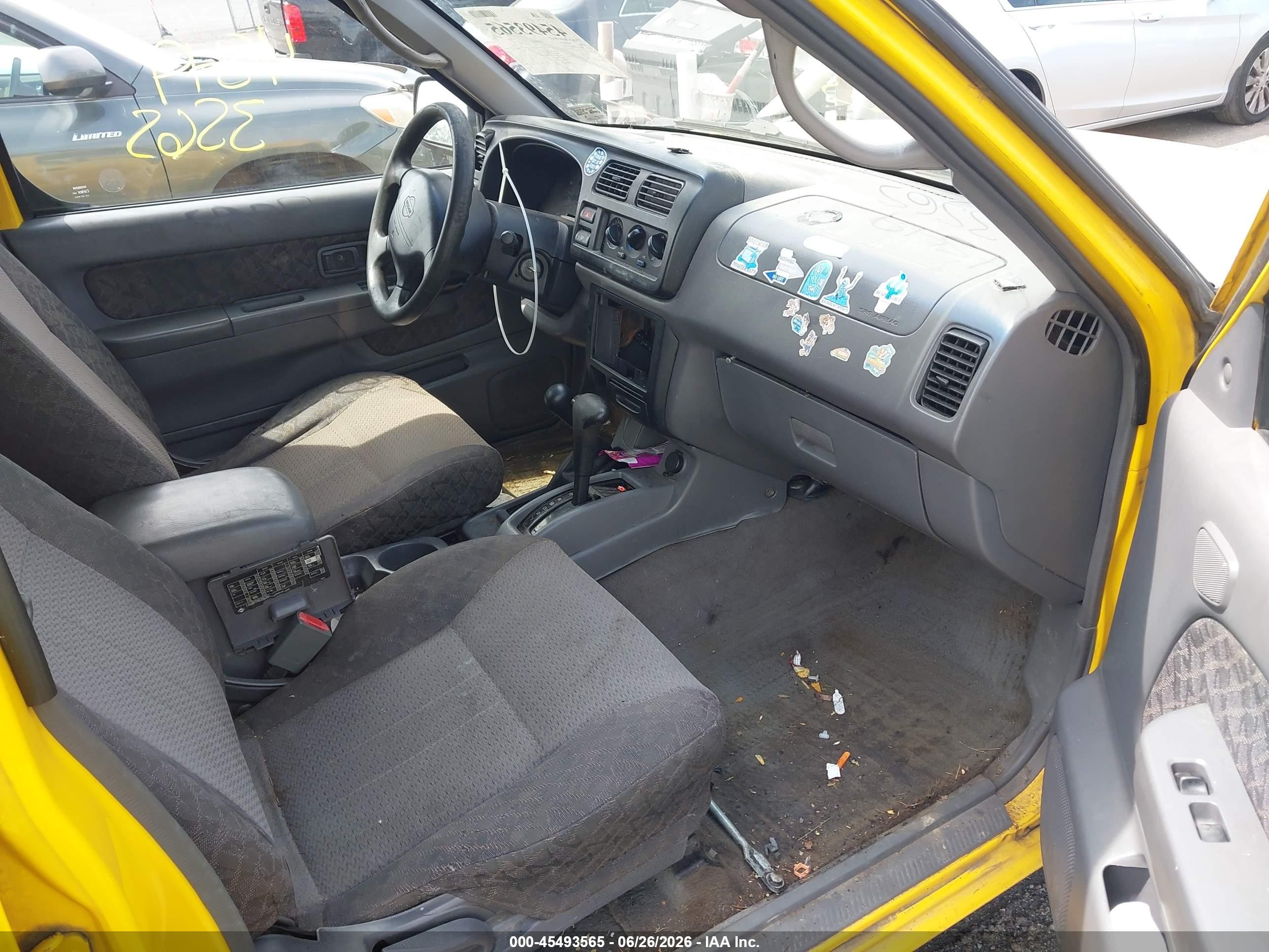2000 Nissan Xterra Se/xe Yellow vin: 5N1ED28Y8YC534319