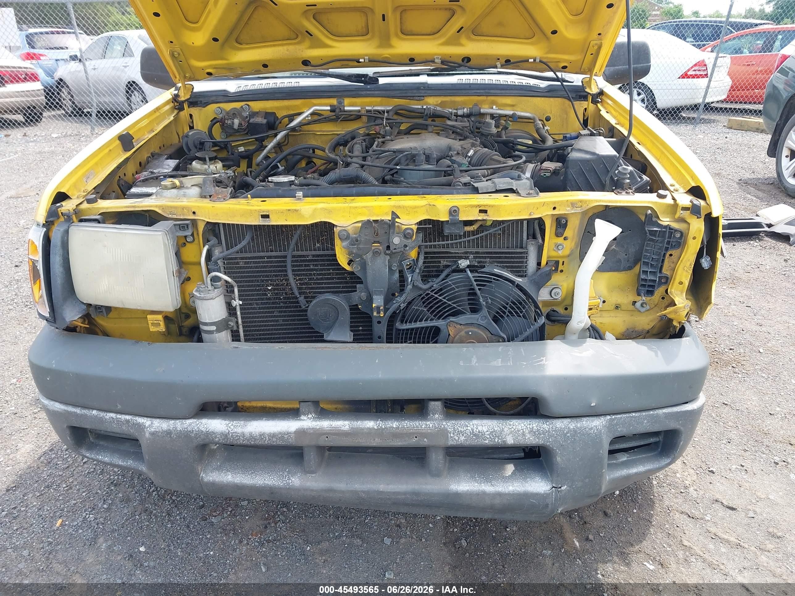 2000 Nissan Xterra Se/xe Yellow vin: 5N1ED28Y8YC534319