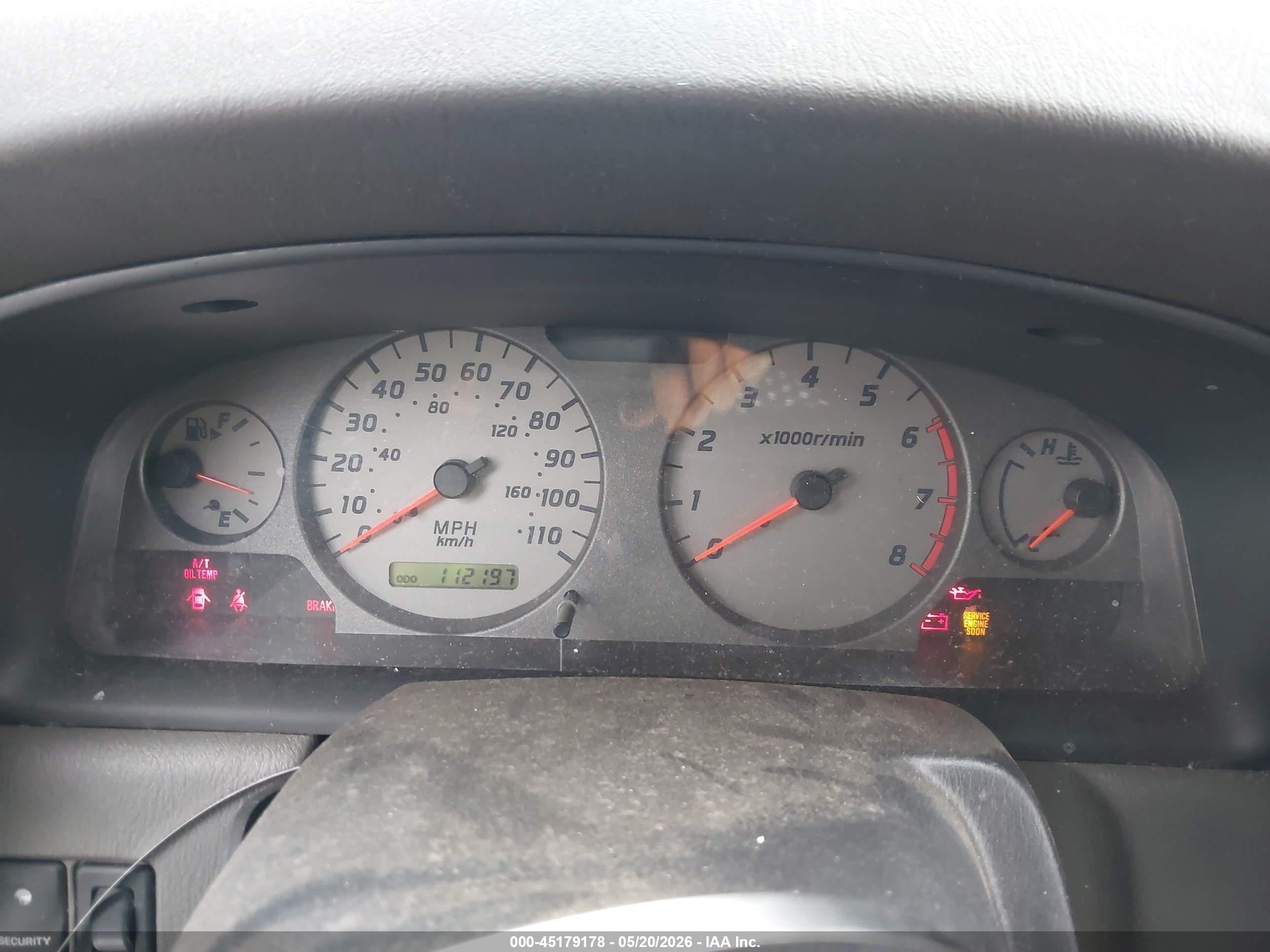 2001 Nissan Xterra Se Silver vin: 5N1ED28Y91C541849