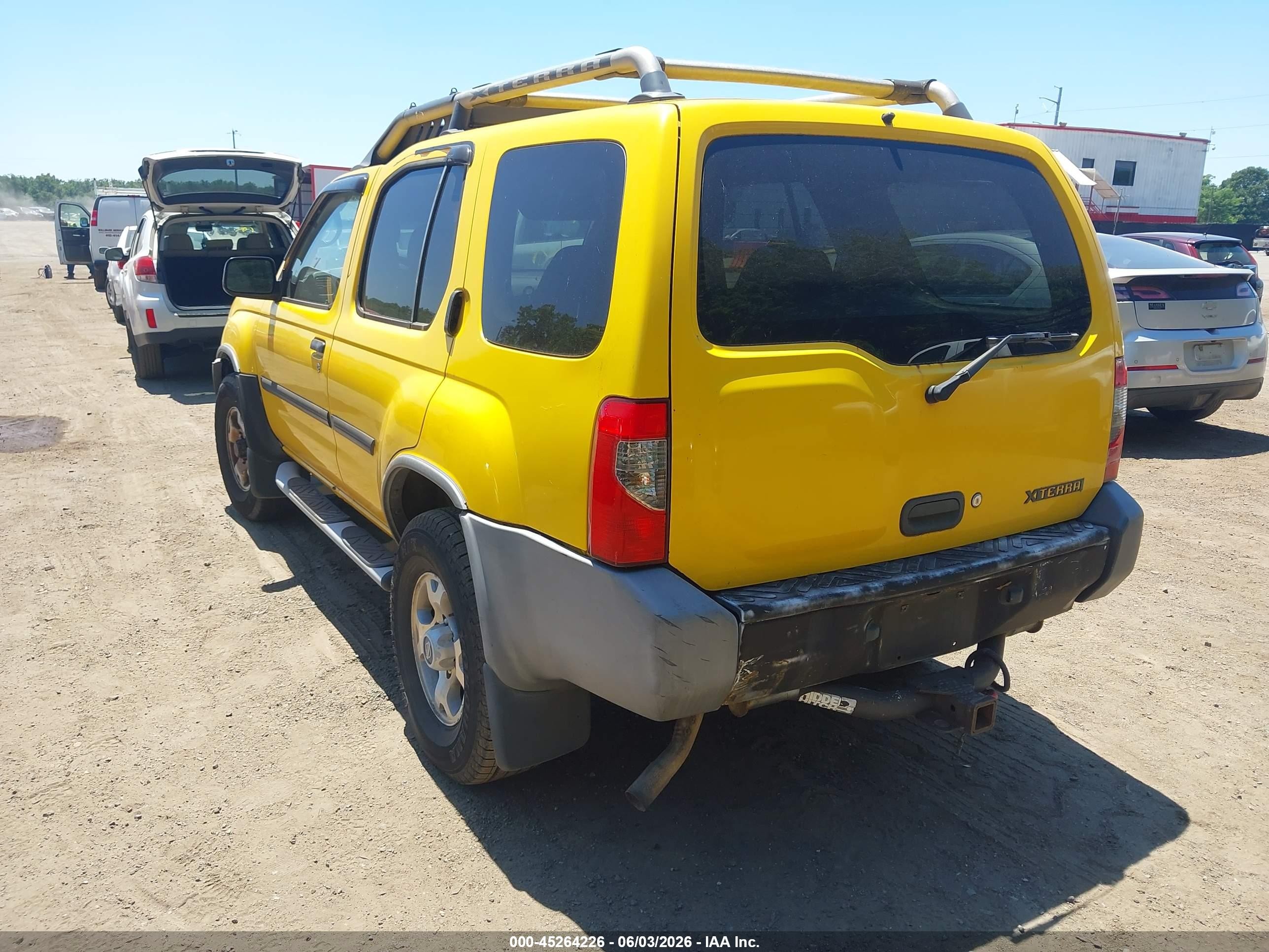 2001 Nissan Xterra Xe Yellow vin: 5N1ED28Y91C573197