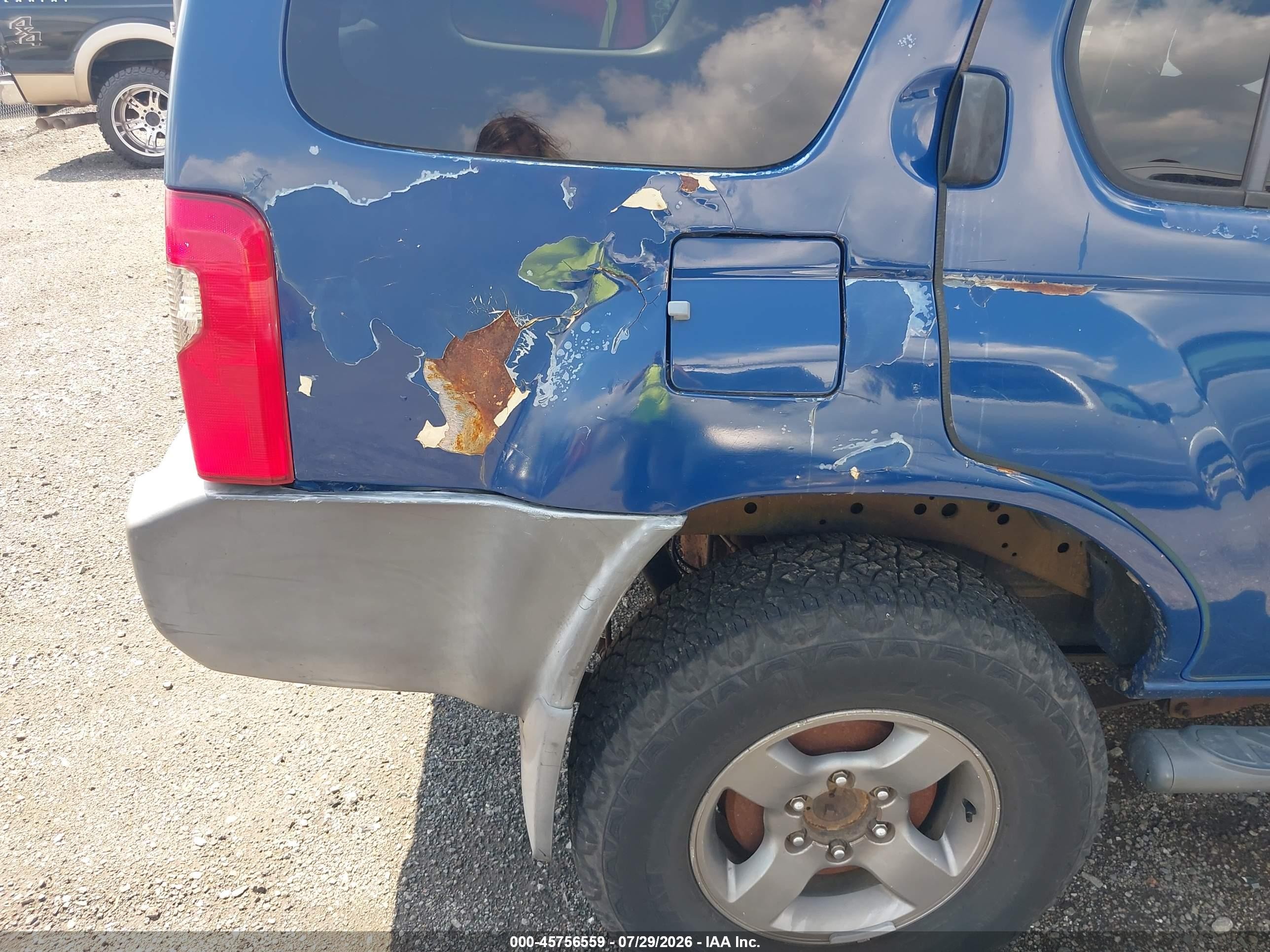 2002 Nissan Xterra Se Blue vin: 5N1ED28Y92C559804