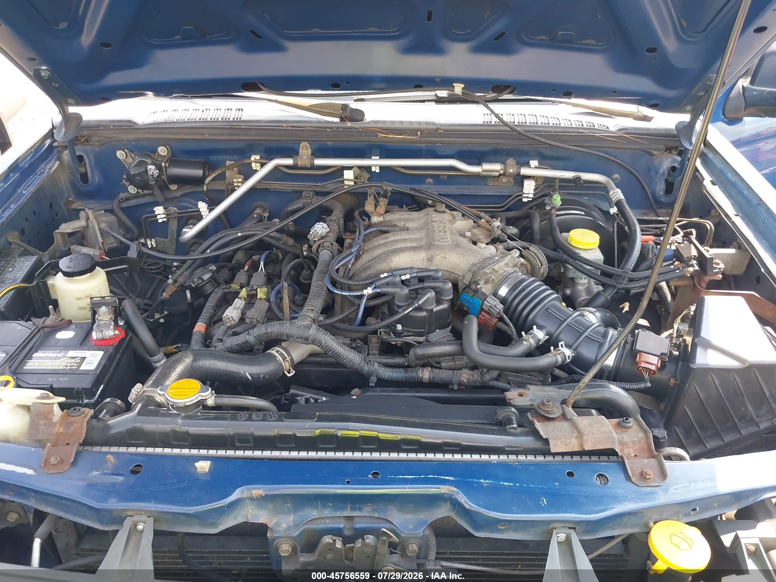 2002 Nissan Xterra Se Blue vin: 5N1ED28Y92C559804