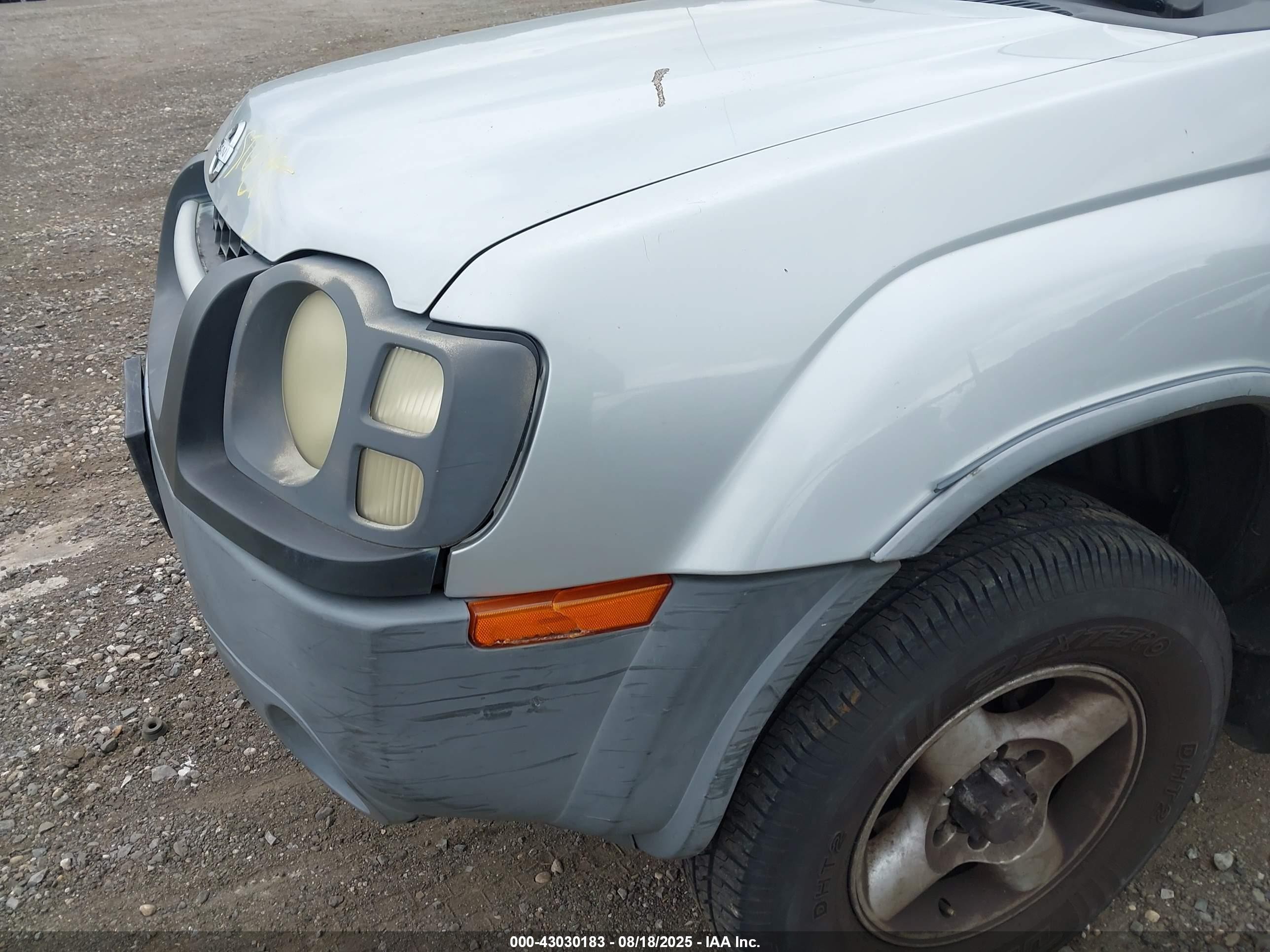 2003 Nissan Xterra Xe Gray vin: 5N1ED28Y93C677725