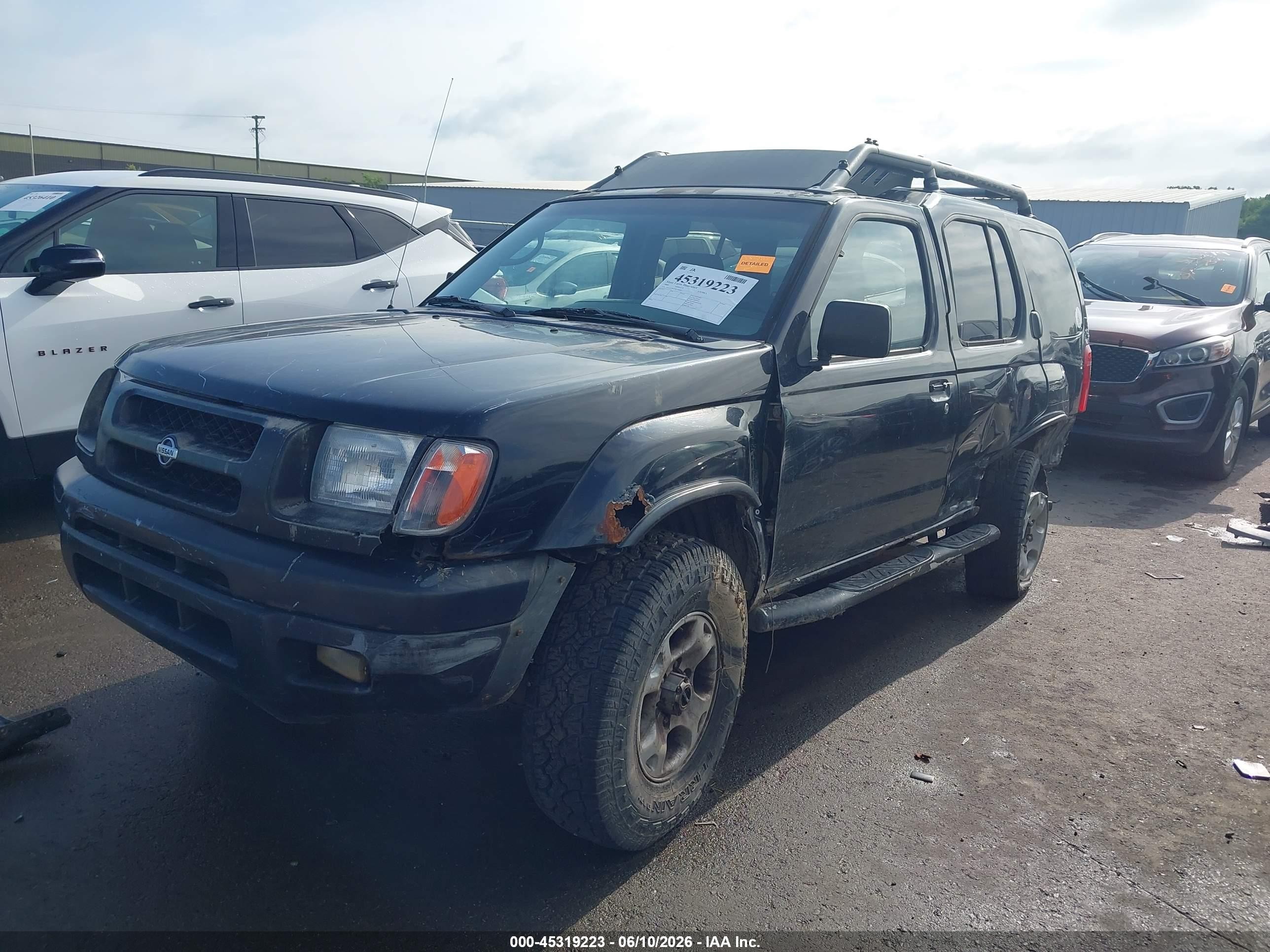 2000 Nissan Xterra Se/xe Black vin: 5N1ED28Y9YC500695