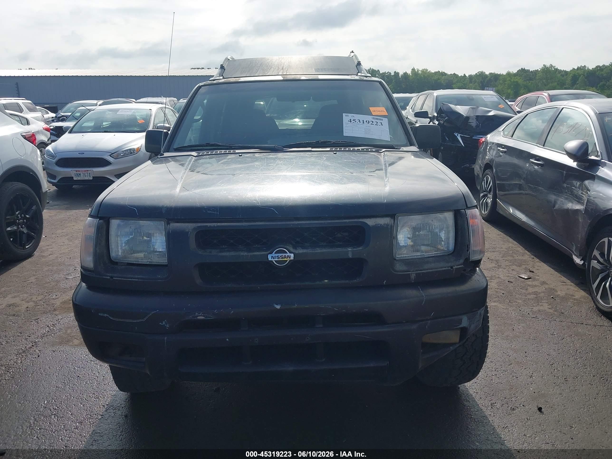 2000 Nissan Xterra Se/xe Black vin: 5N1ED28Y9YC500695