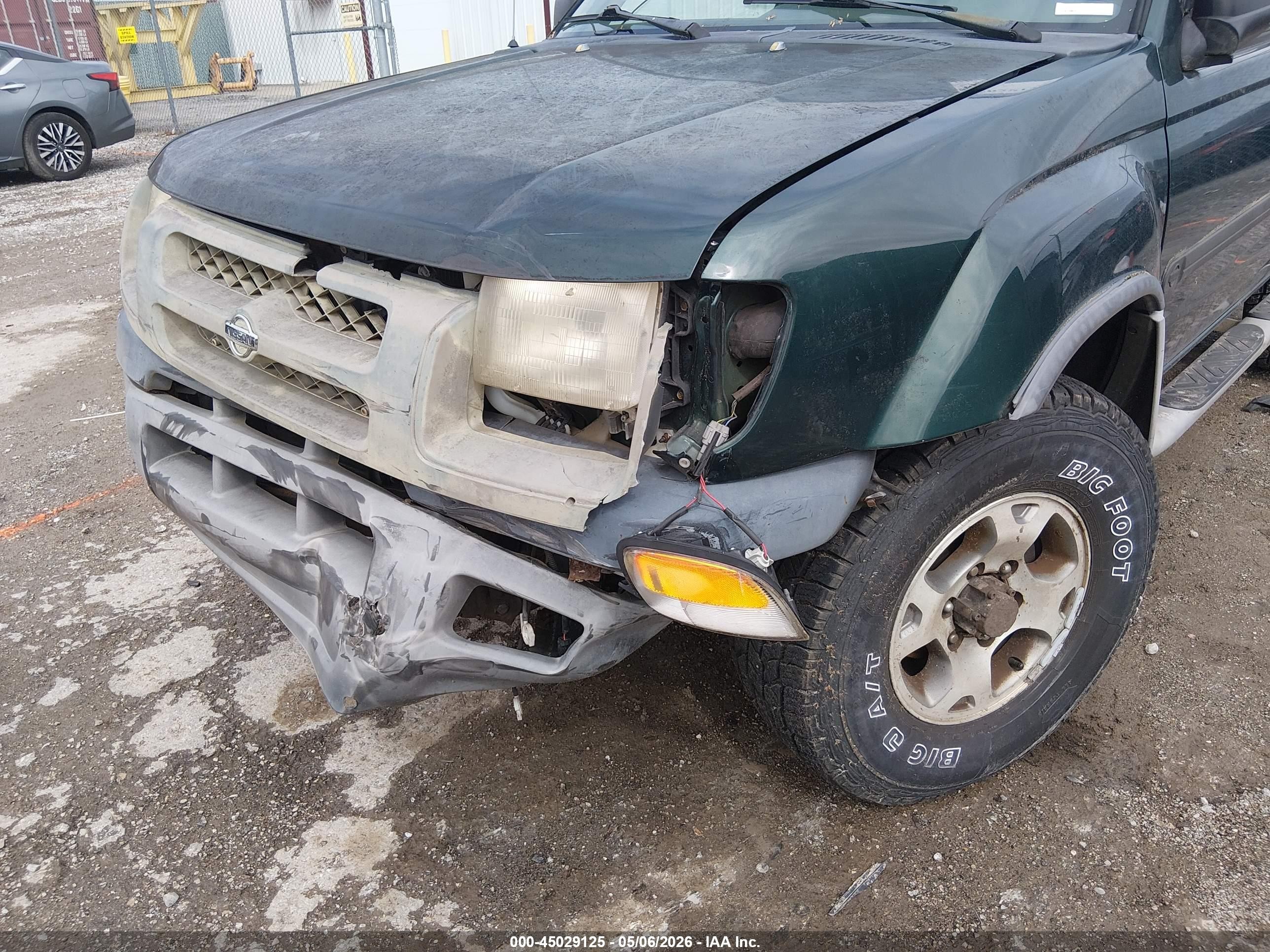 2000 Nissan Xterra Se/xe Green vin: 5N1ED28Y9YC529131
