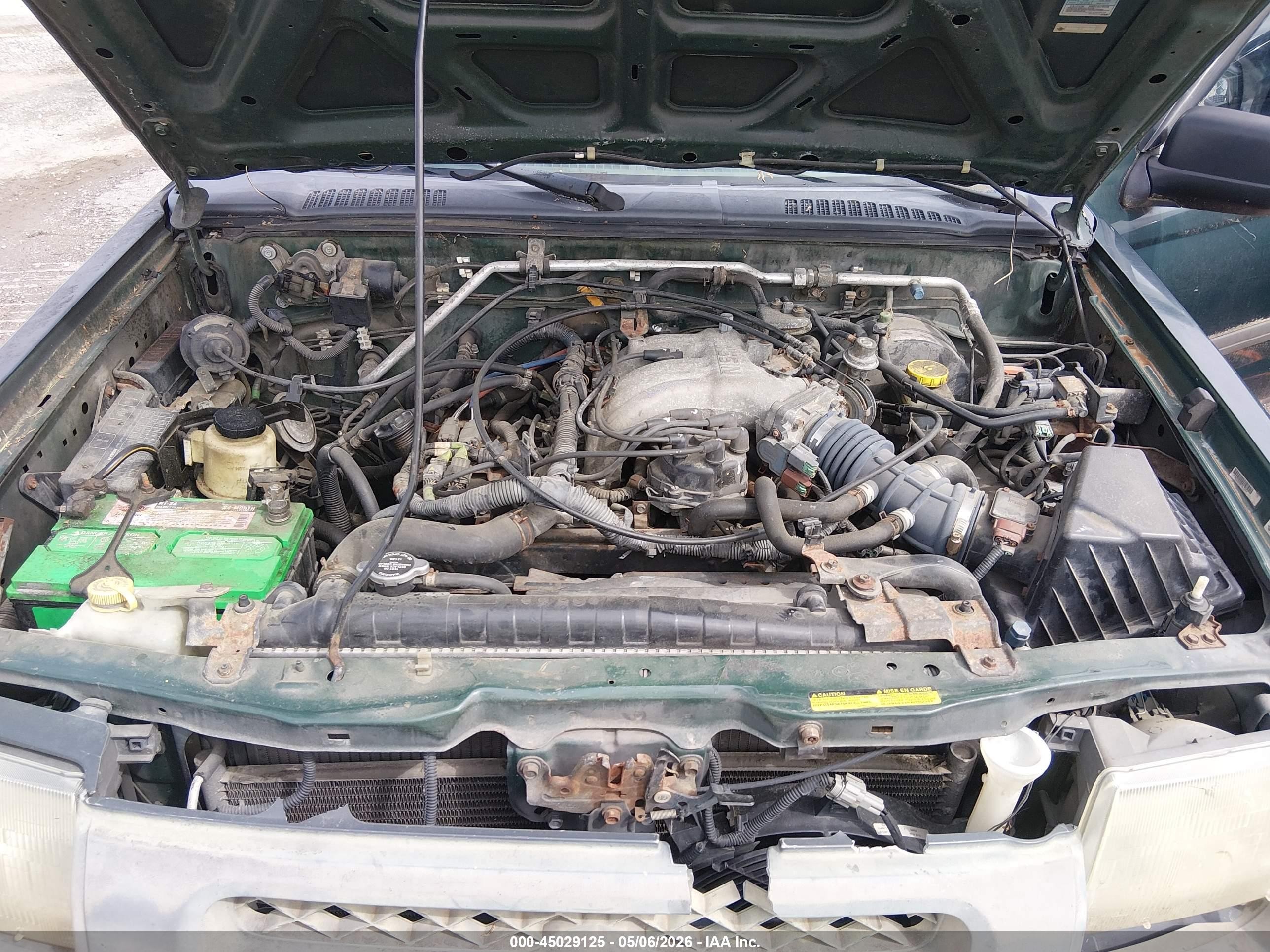 2000 Nissan Xterra Se/xe Green vin: 5N1ED28Y9YC529131