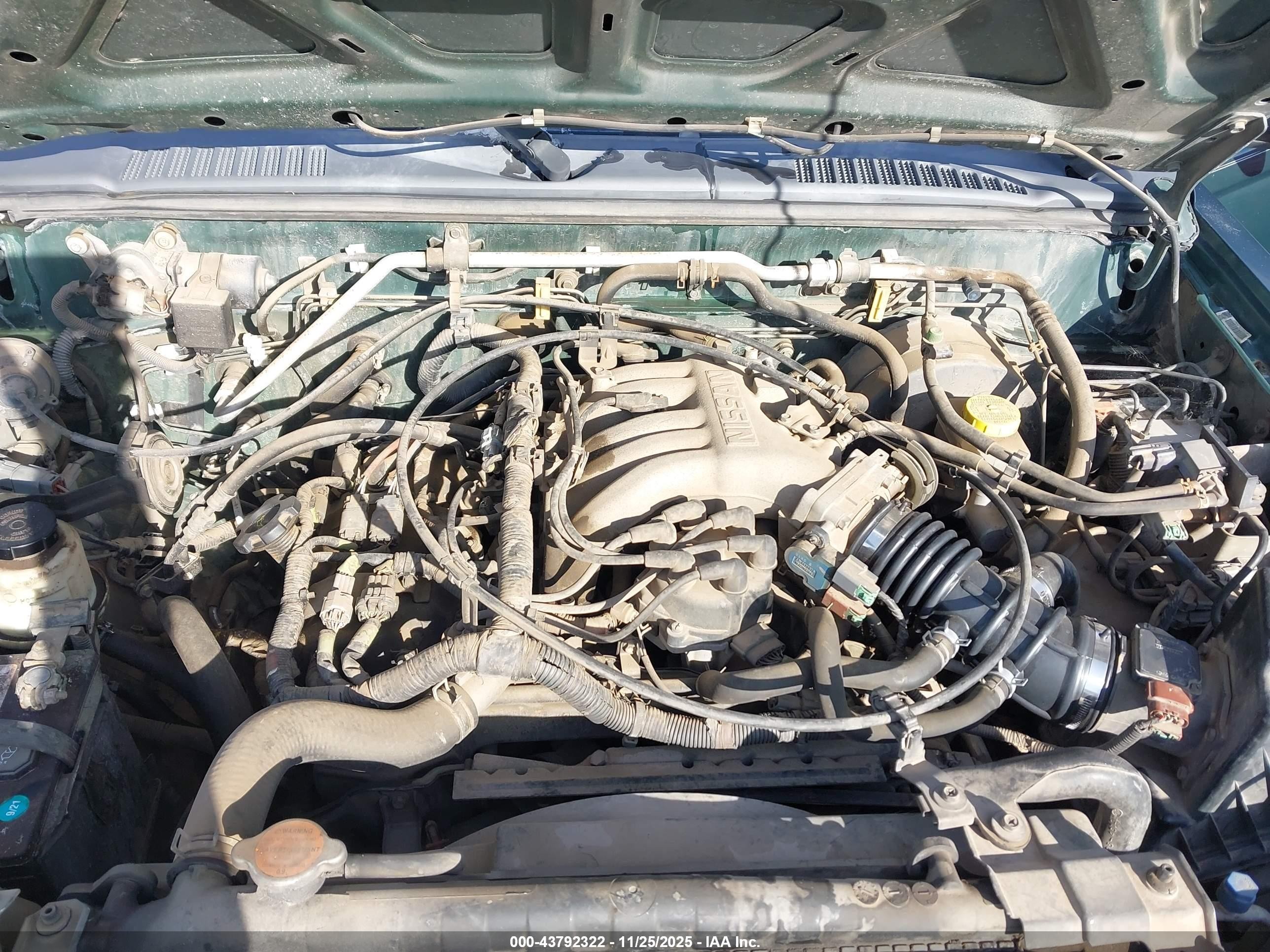 2000 Nissan Xterra Se/xe Green vin: 5N1ED28Y9YC562419