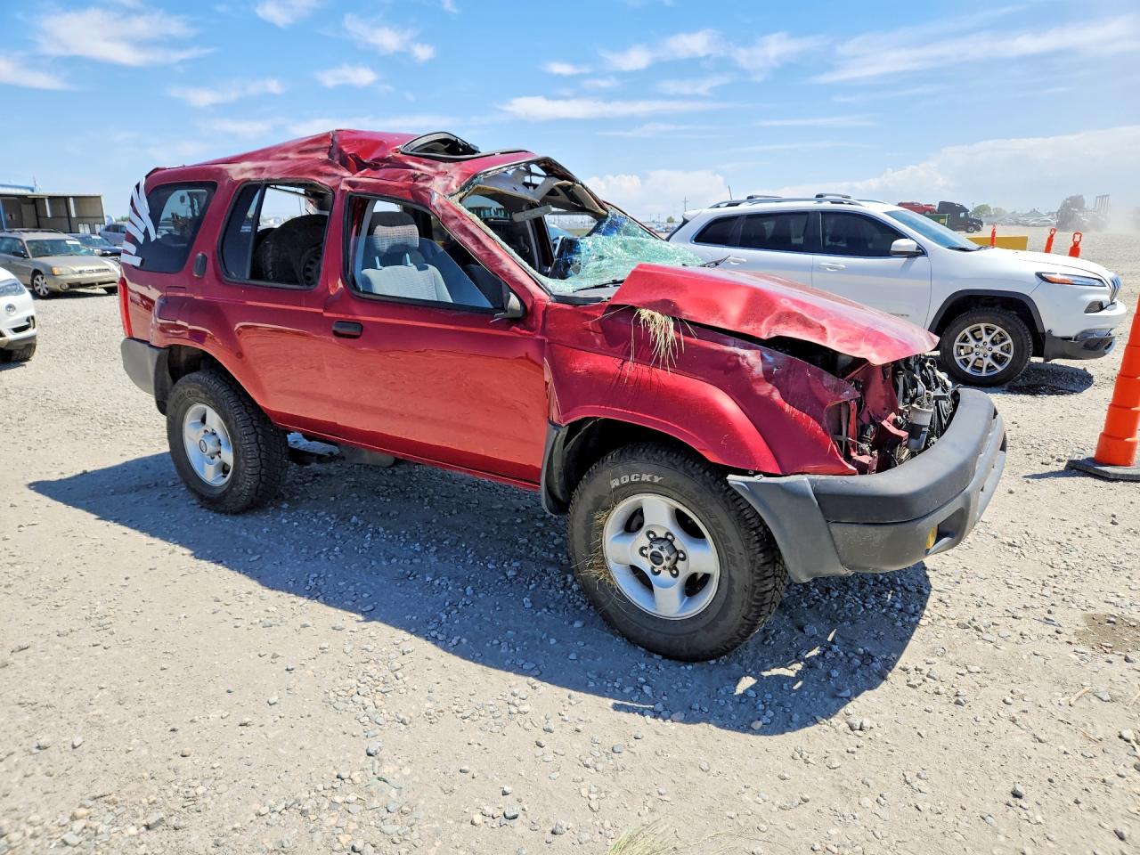 2001 Nissan Xterra Xe-v6 Red vin: 5N1ED28YX1C556683