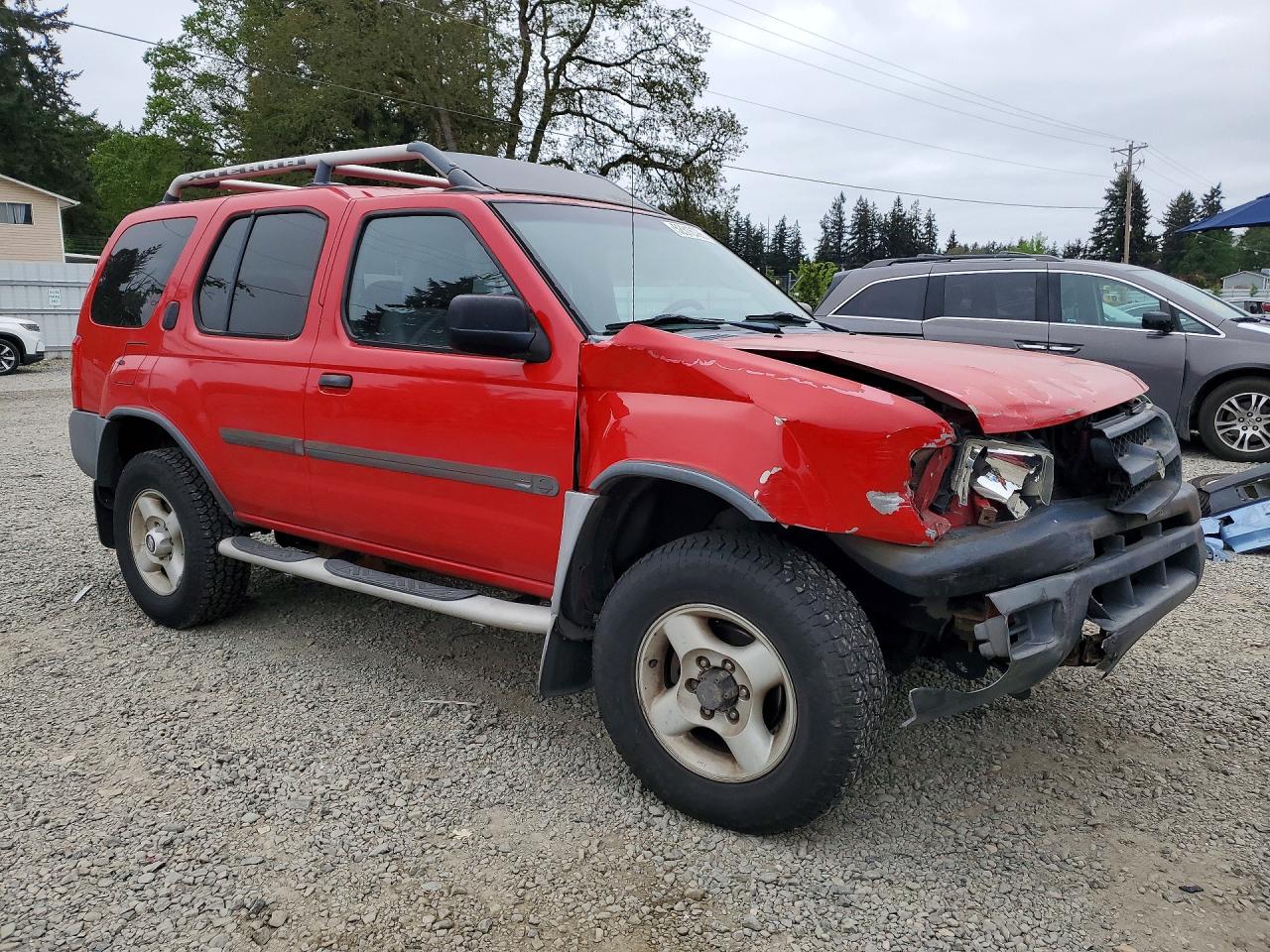 2001 Nissan Xterra Xe-v6 Red vin: 5N1ED28YX1C585195