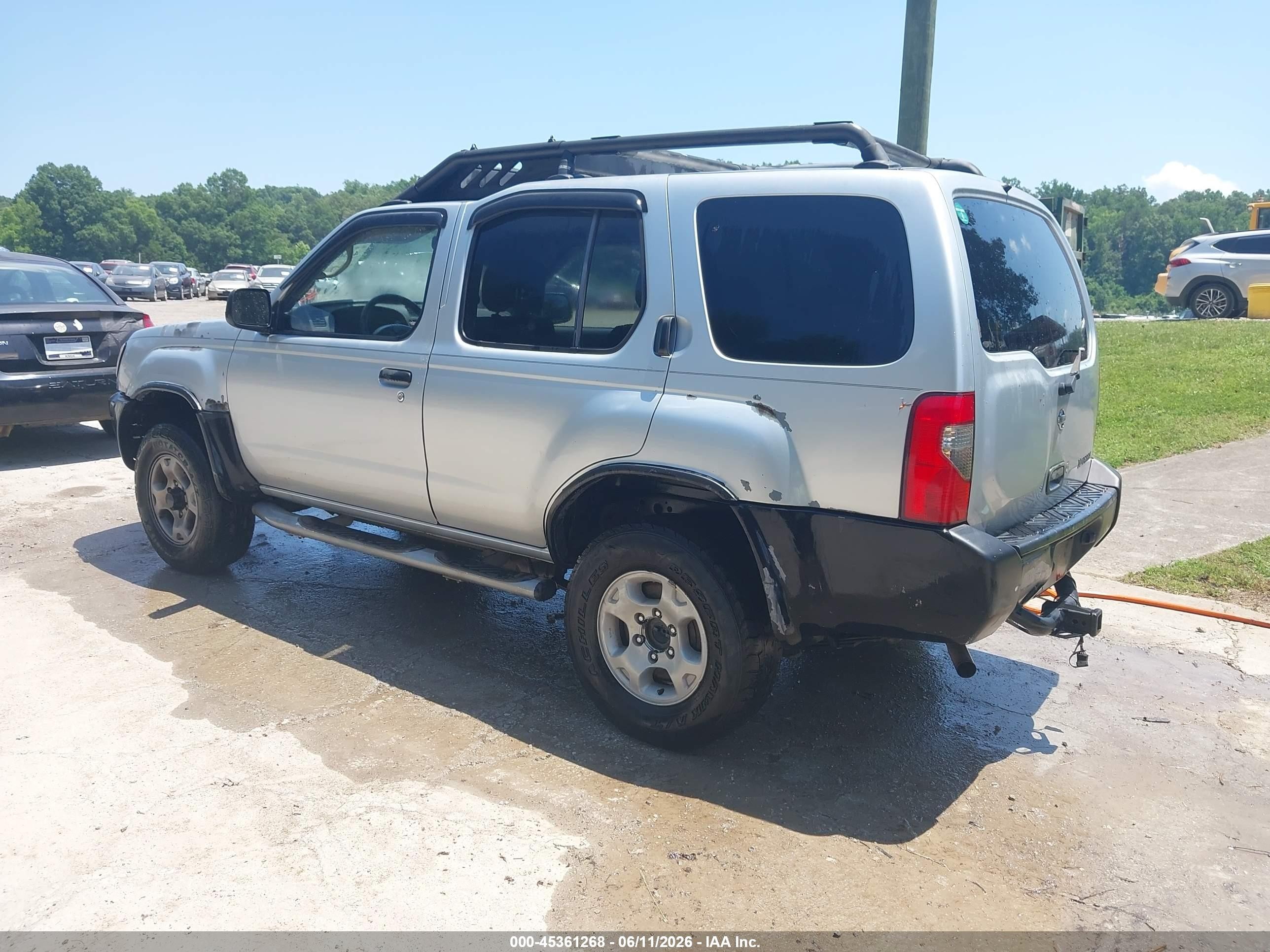 2000 Nissan Xterra Se/xe Silver vin: 5N1ED28YXYC514878
