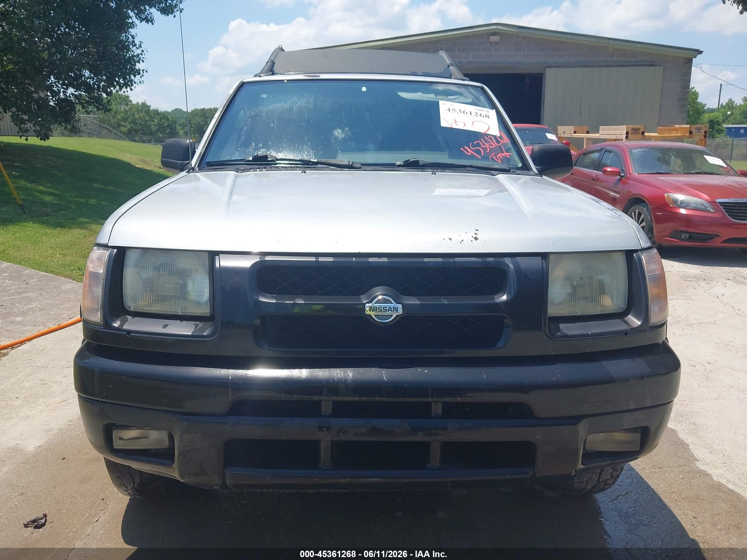 2000 Nissan Xterra Se/xe Silver vin: 5N1ED28YXYC514878