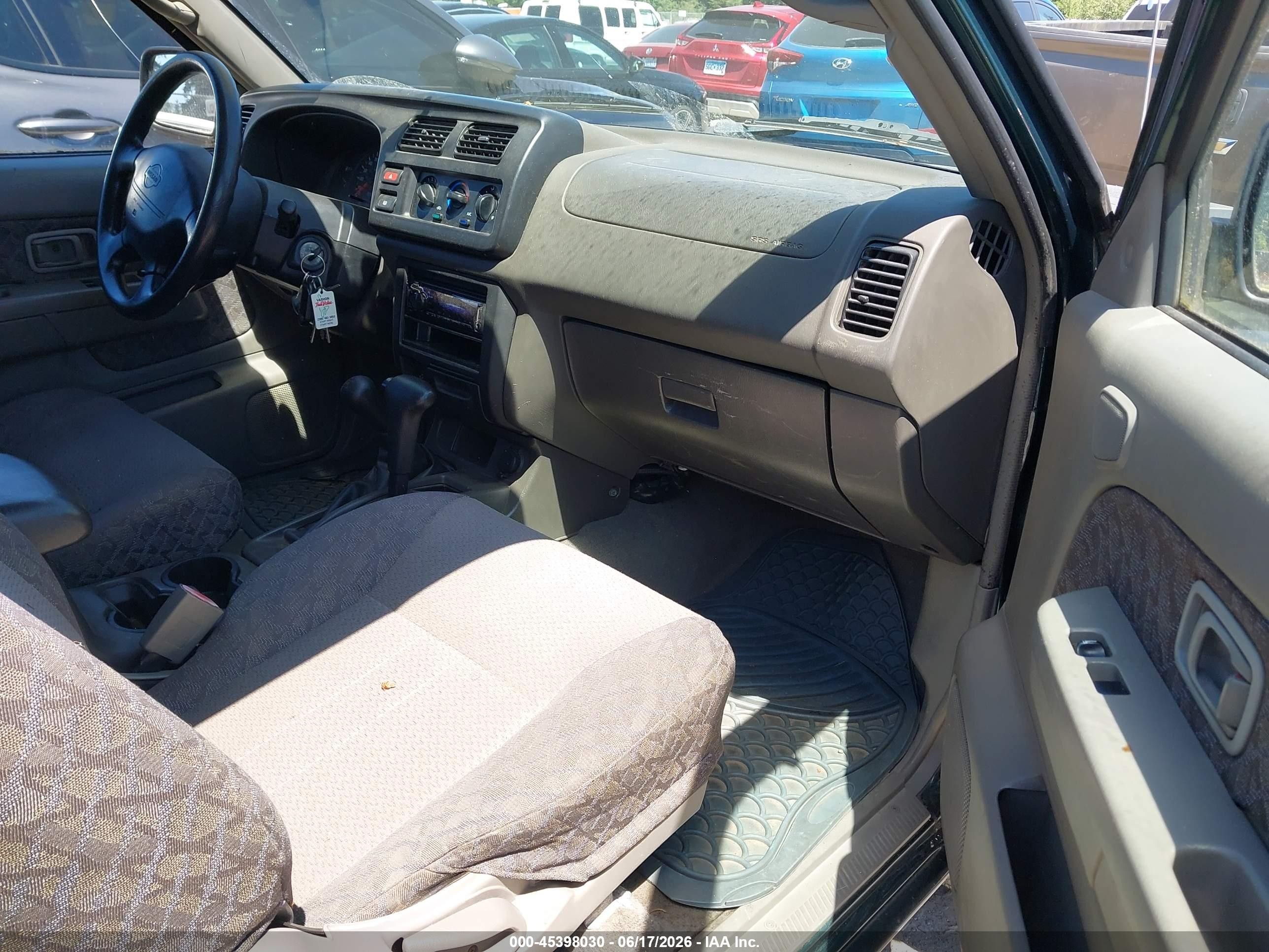 2000 Nissan Xterra Se/xe Green vin: 5N1ED28YXYC558685