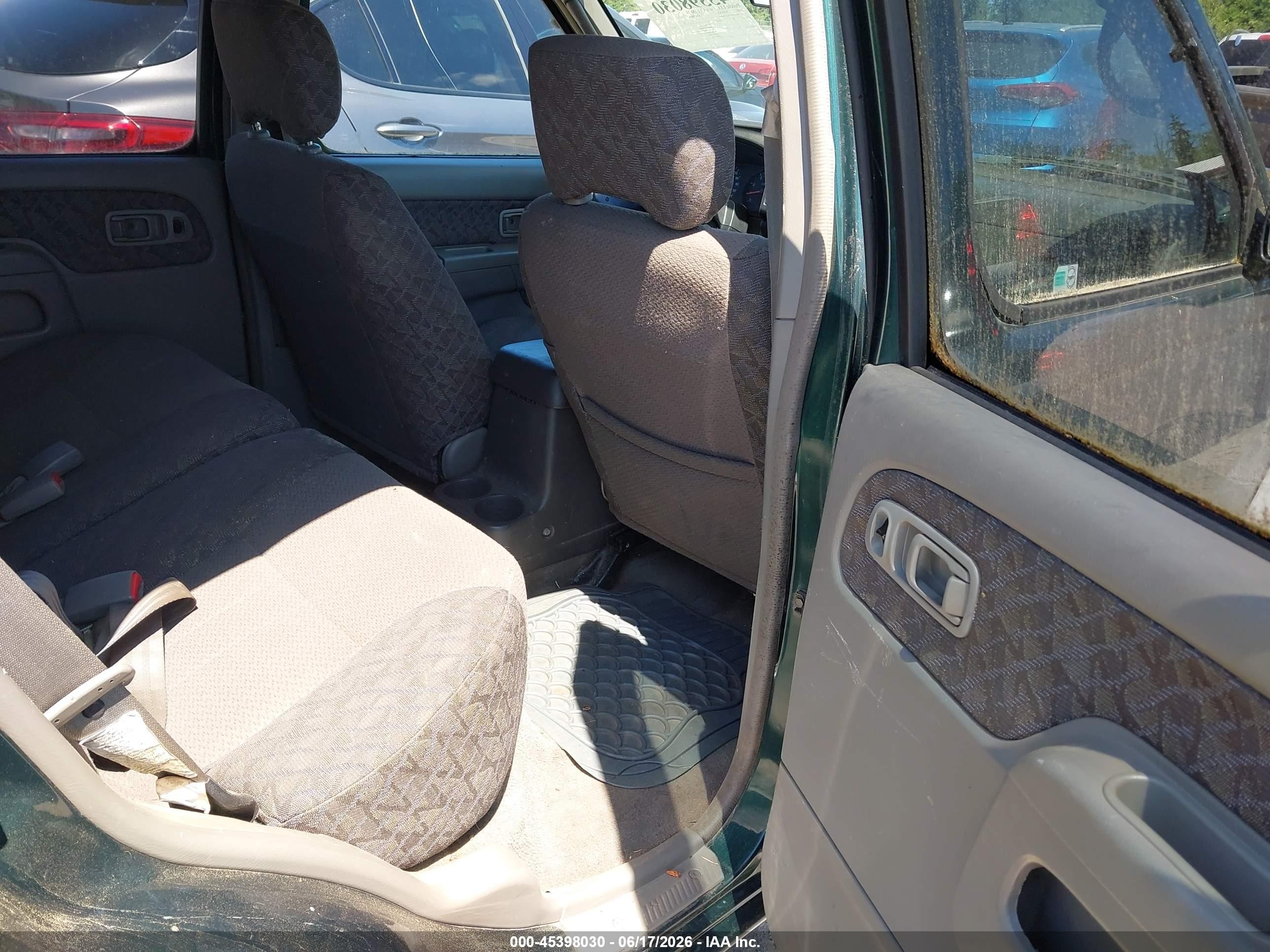 2000 Nissan Xterra Se/xe Green vin: 5N1ED28YXYC558685