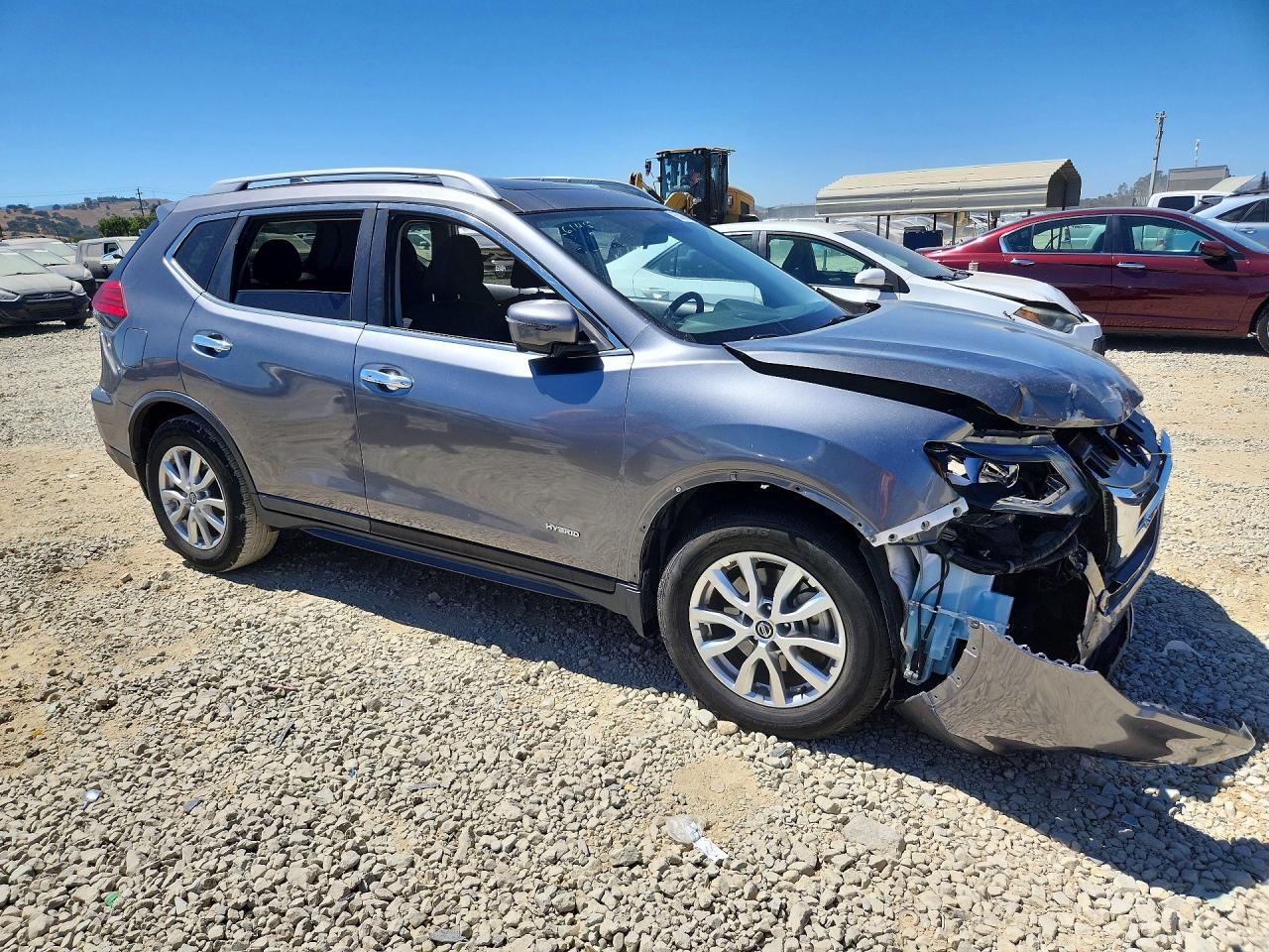 2018 Nissan Rogue Hybrid Sv Угольный vin: 5N1ET2MT0JC828803