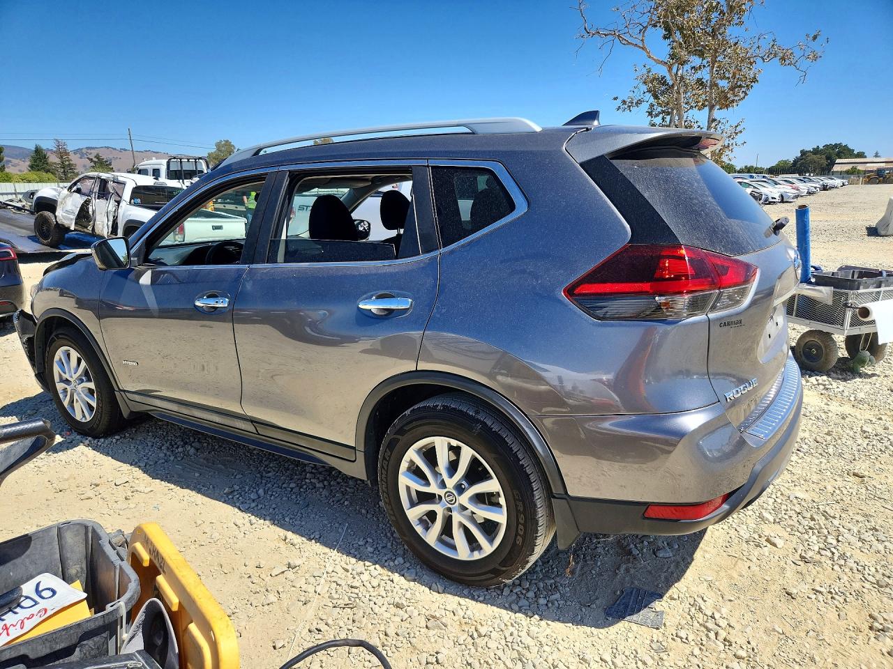 2018 Nissan Rogue Hybrid Sv Угольный vin: 5N1ET2MT0JC828803