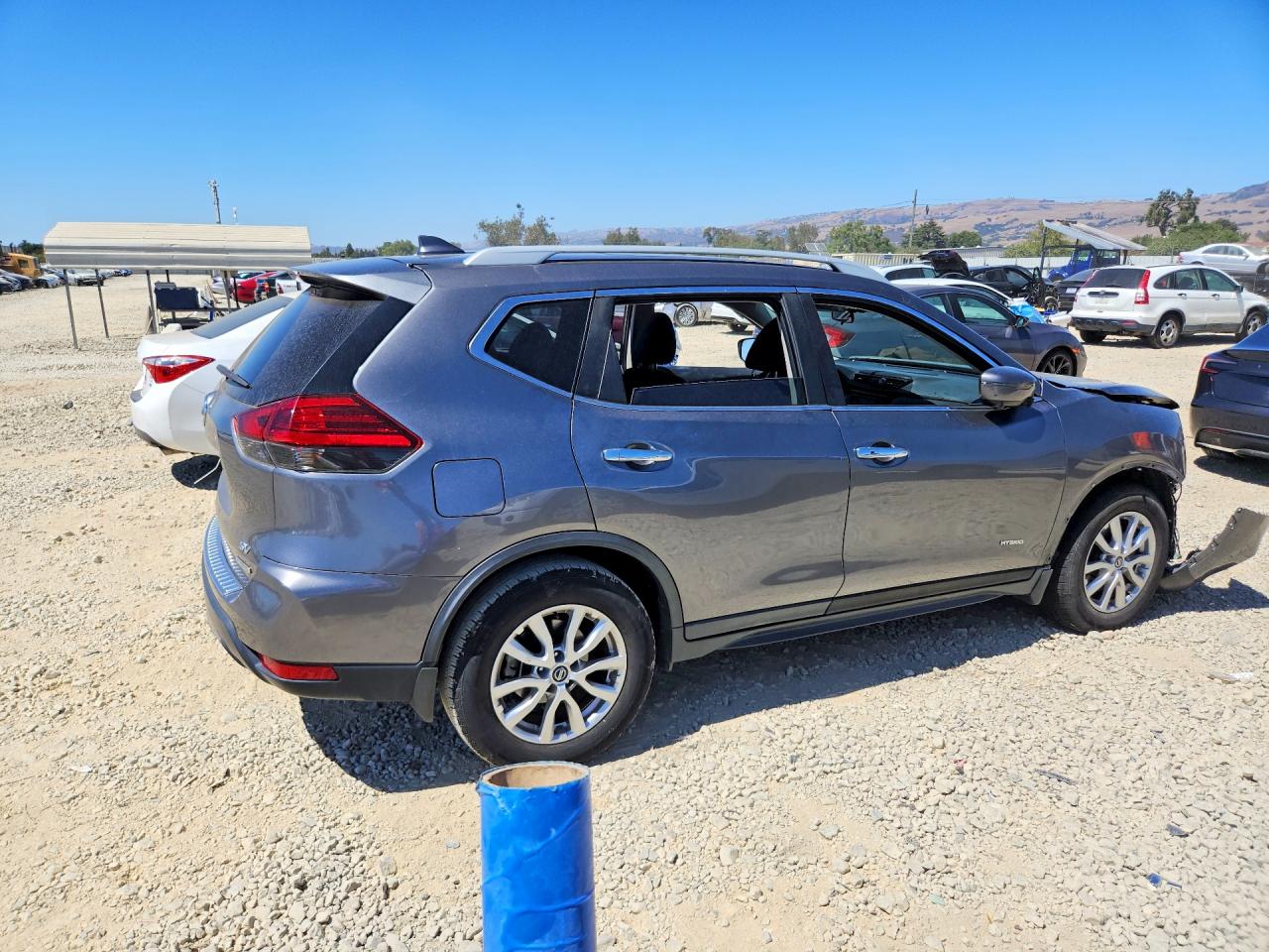 2018 Nissan Rogue Hybrid Sv Угольный vin: 5N1ET2MT0JC828803