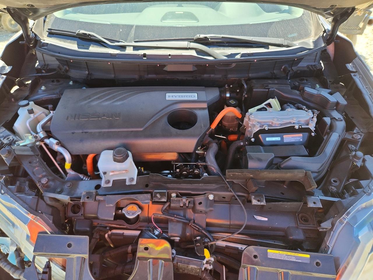 2018 Nissan Rogue Hybrid Sv Угольный vin: 5N1ET2MT0JC828803