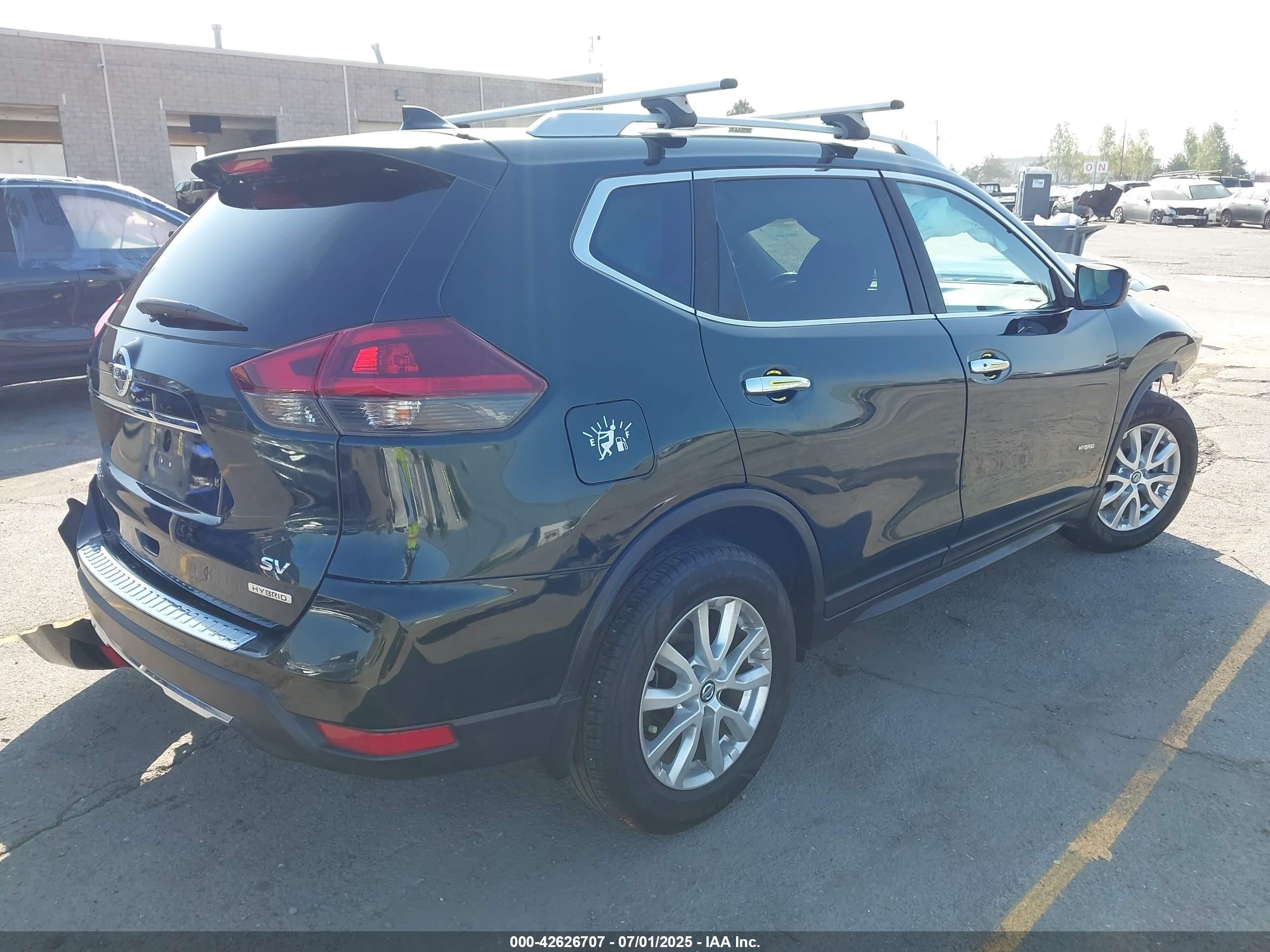 2018 Nissan Rogue Hybrid Sv Green vin: 5N1ET2MT2JC851693