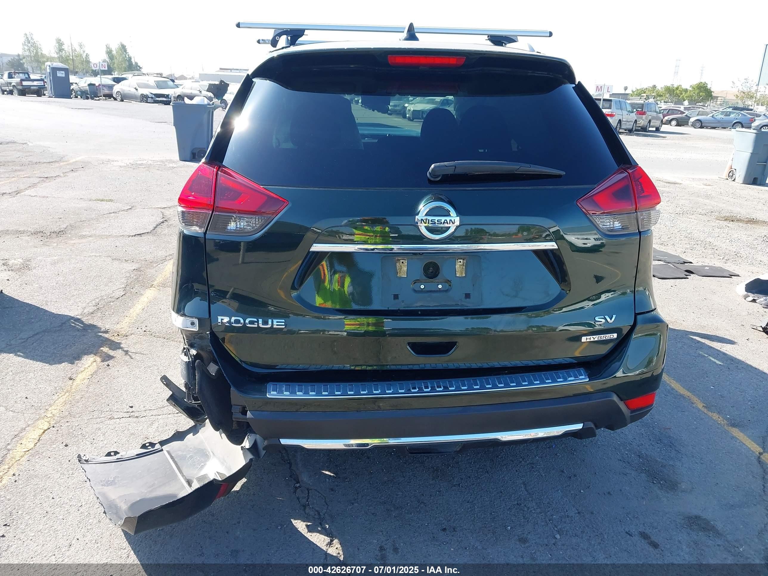 2018 Nissan Rogue Hybrid Sv Green vin: 5N1ET2MT2JC851693