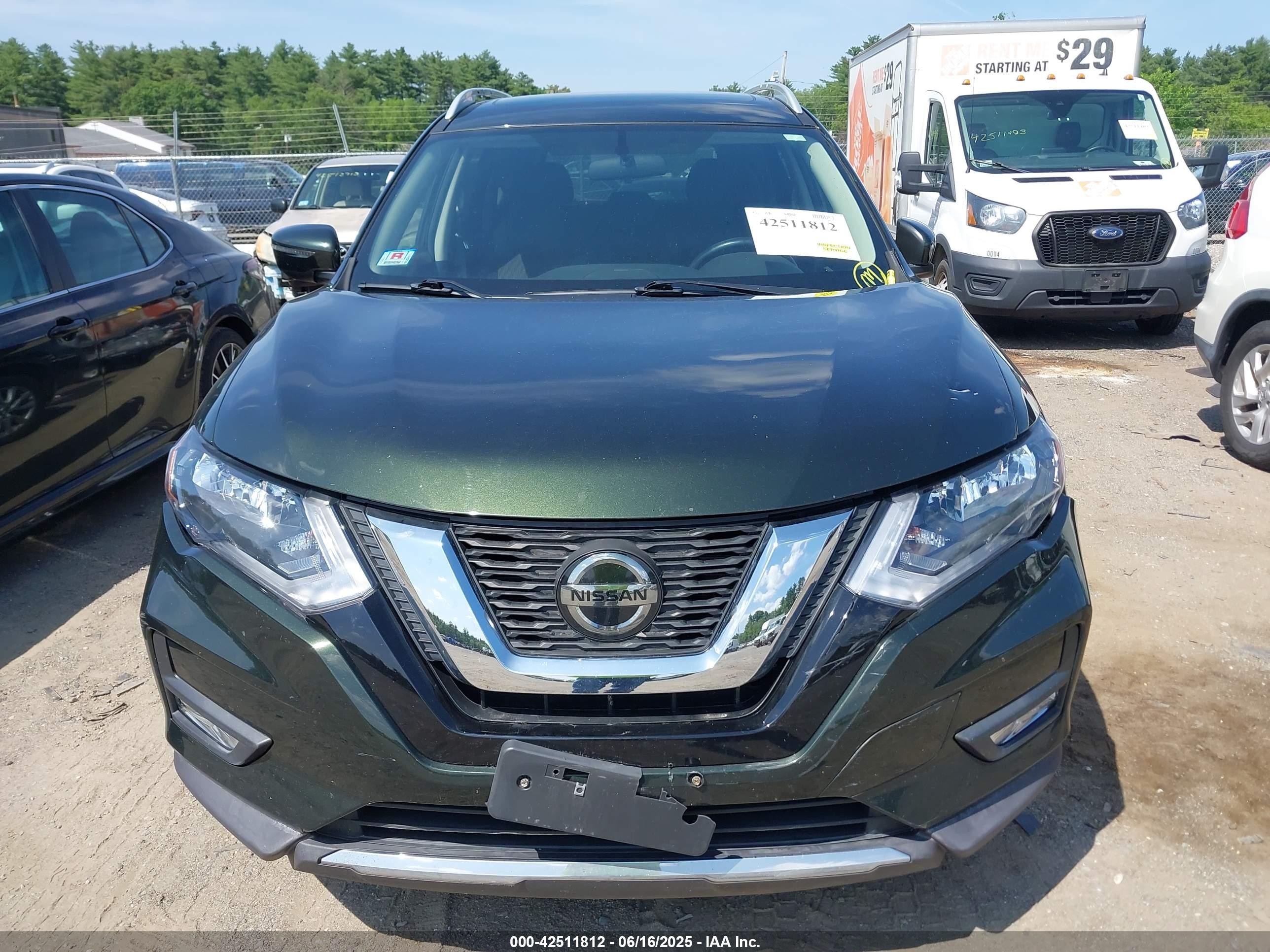 2018 Nissan Rogue Hybrid Sv Green vin: 5N1ET2MV0JC821674