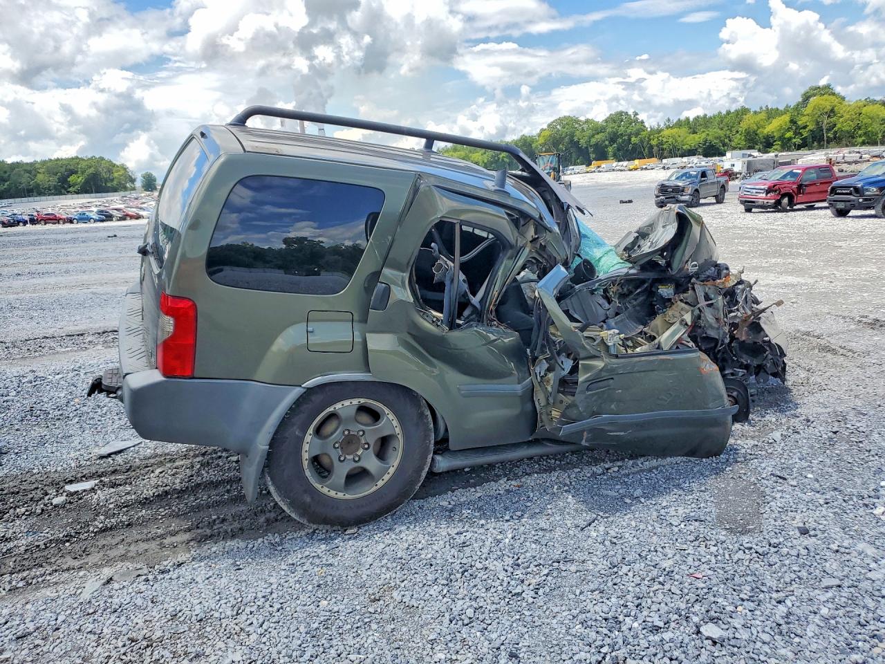 2003 Nissan Xterra Se S Green vin: 5N1MD28T03C651174